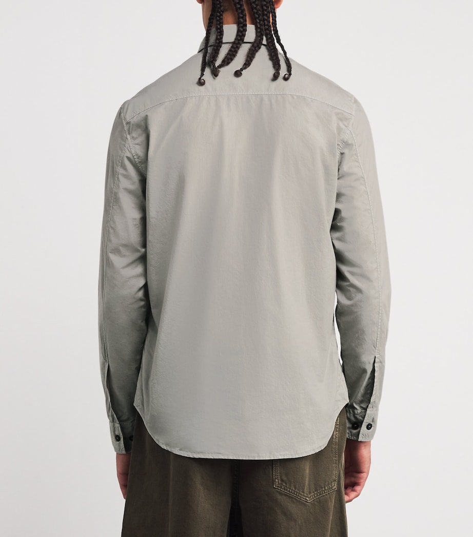 Cotton Poplin Cargo-Pocket Shirt G331 LONDON FOG Image 4