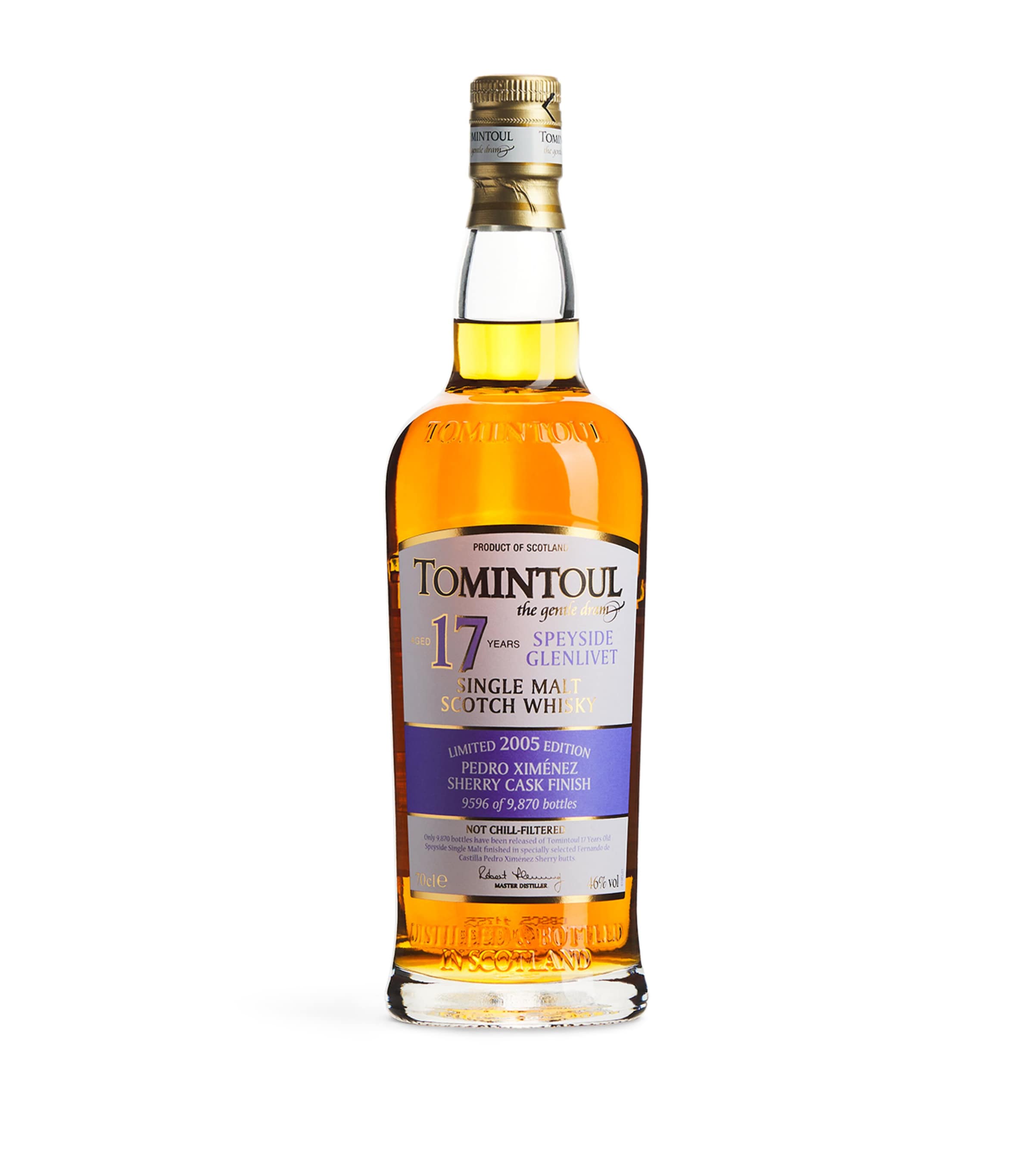 Angus Dundee Distillers Tomintoul 17-Year-Old Pedro Ximénez Cask Finish Single Malt (70cl) Image 1
