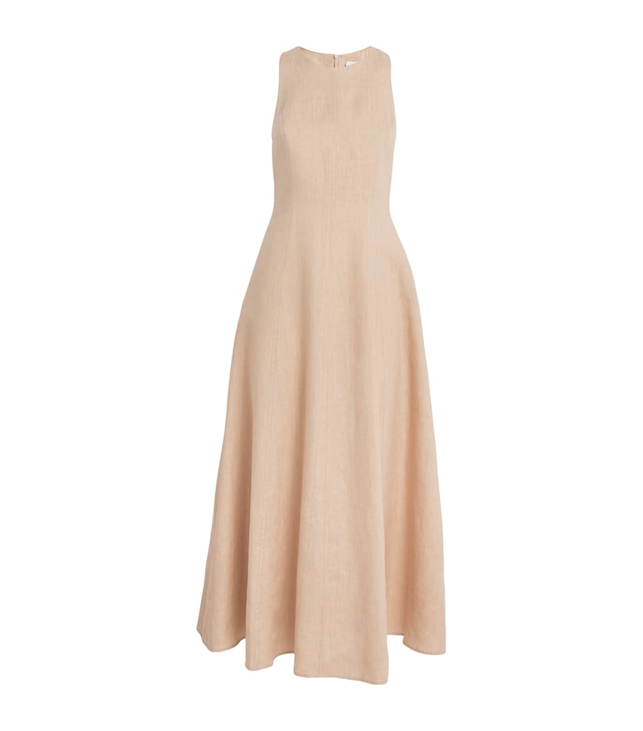 Linen Midi Dress SABBIA Image 1