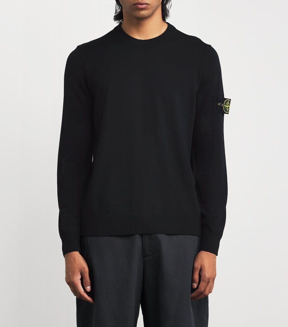 Virgin Wool-Blend Sweater V0029 Image 3