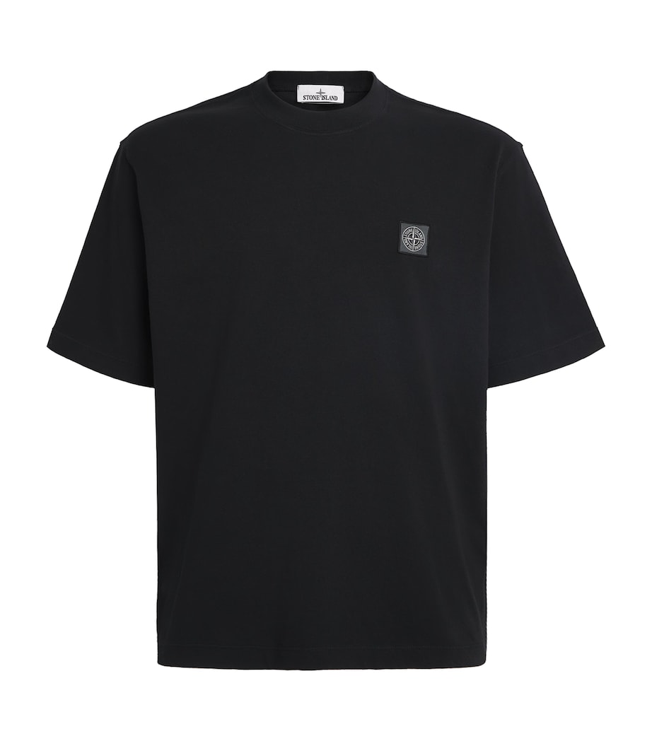 Stone Island Mens Organic Cotton Ghost T-Shirt Image 1