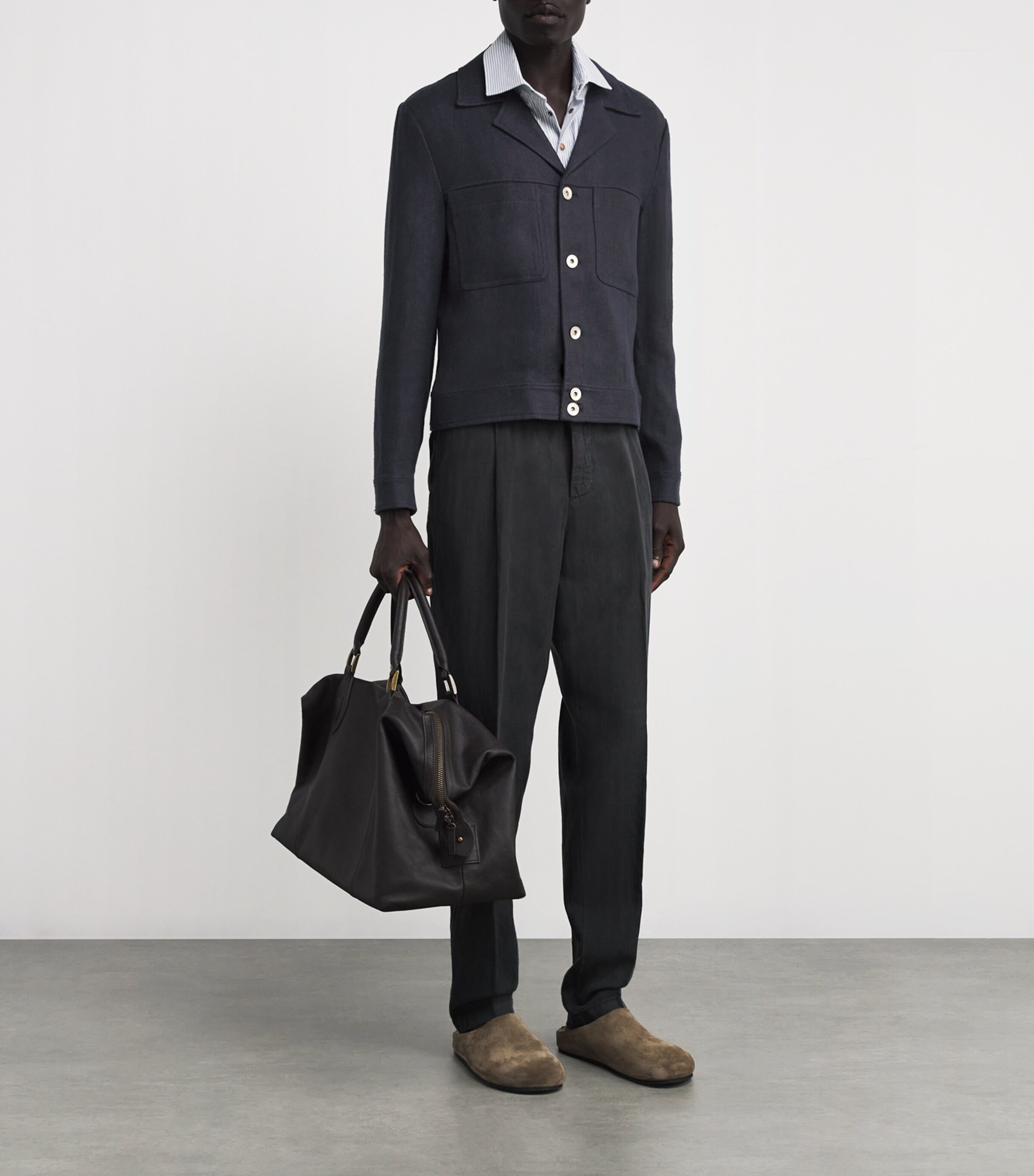 Linen Jacket NERO Image 2