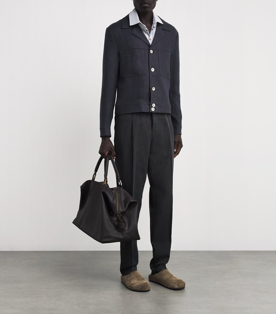 Linen Jacket NERO Image 2