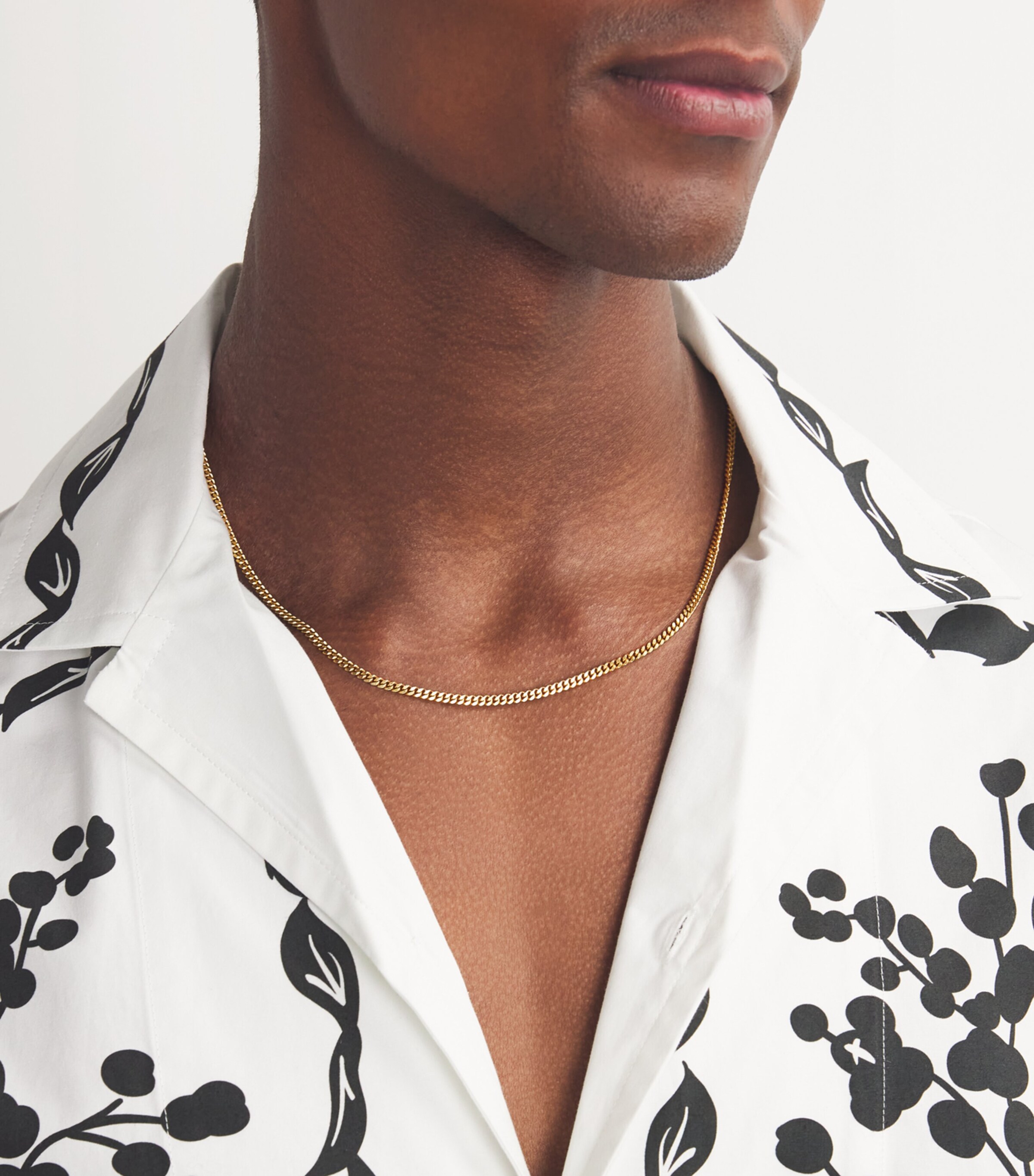 Tom Wood Gold-Plated Curb Chain M Necklace | Harrods US