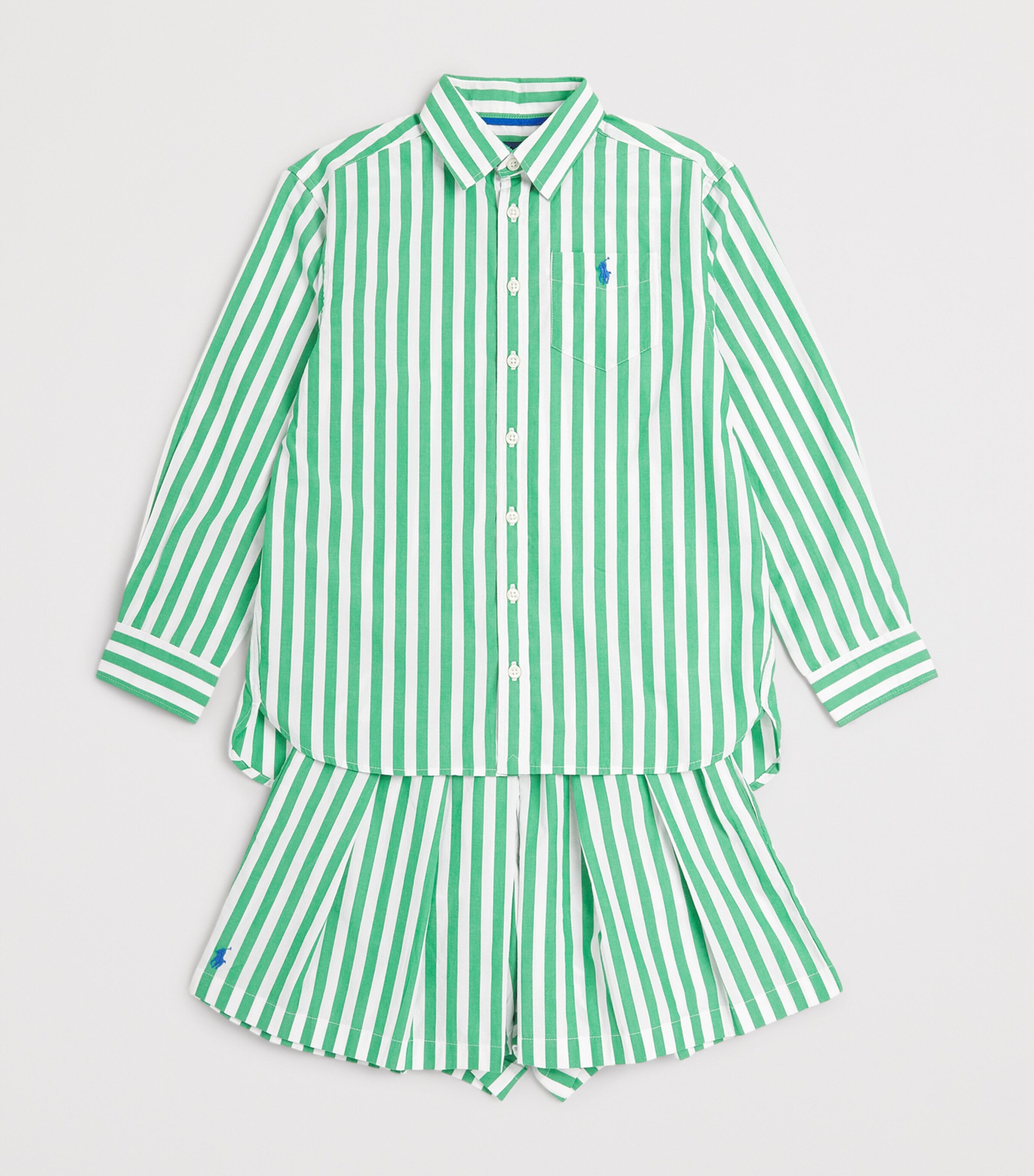 Cotton Stripe Shirt (7-16 Years) MULTI Image 3