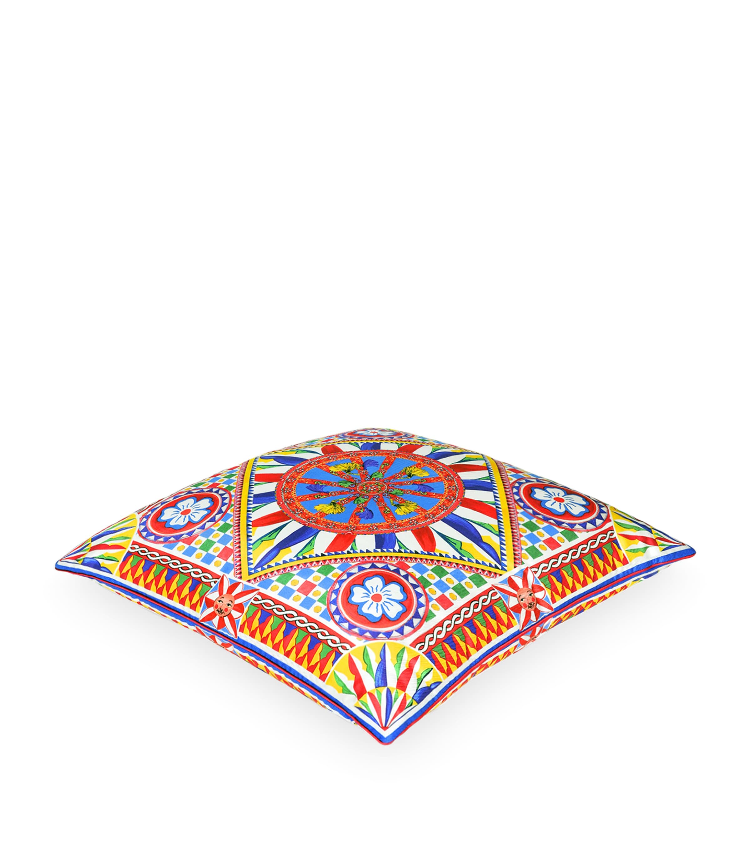 Silk Carretto Square Cushion (45cm x 45cm) UC068 CARRETTO MULTI Image 2