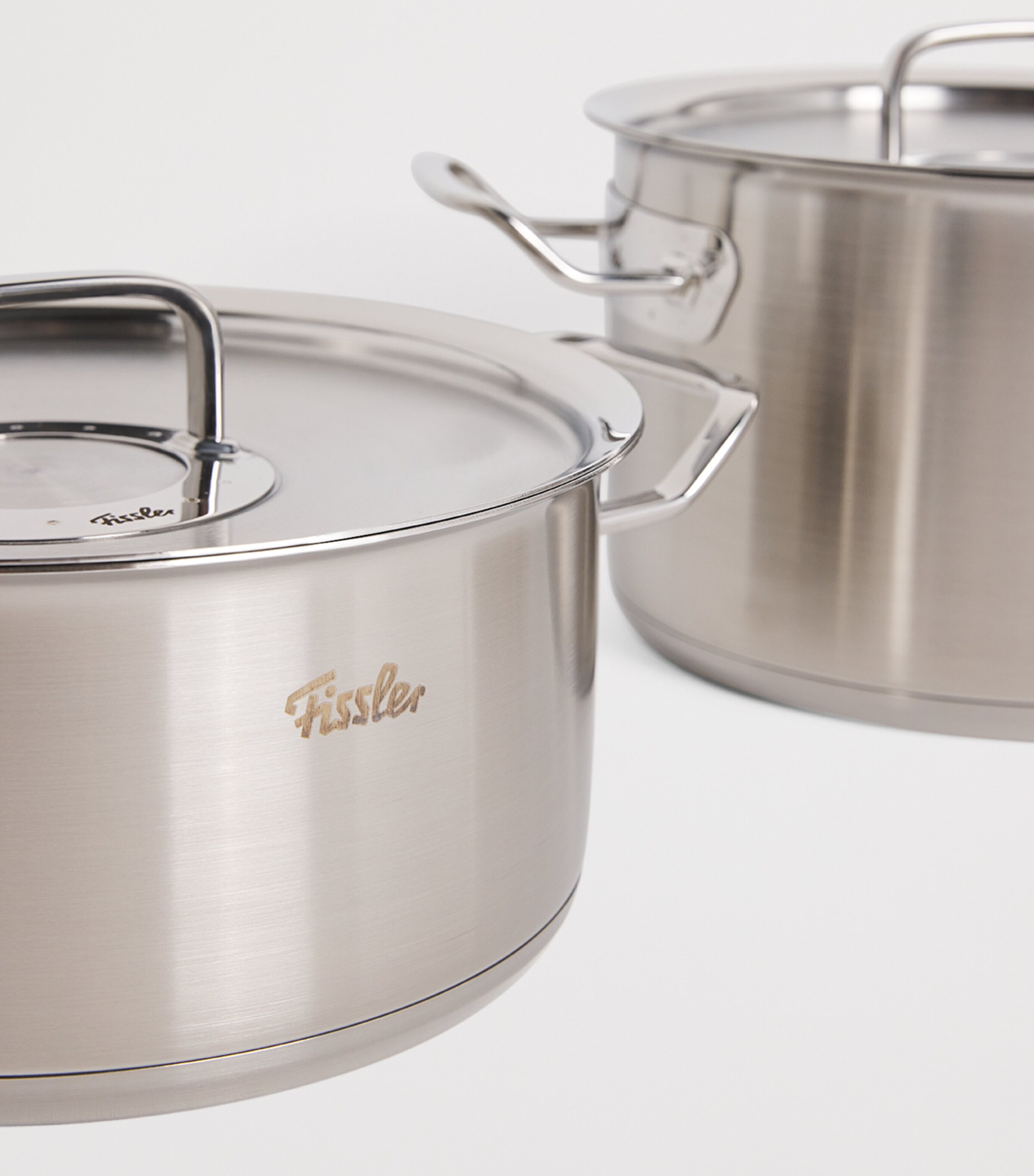 Original Profi 7-Piece Cookware Set STAINLESS STEEL Image 2