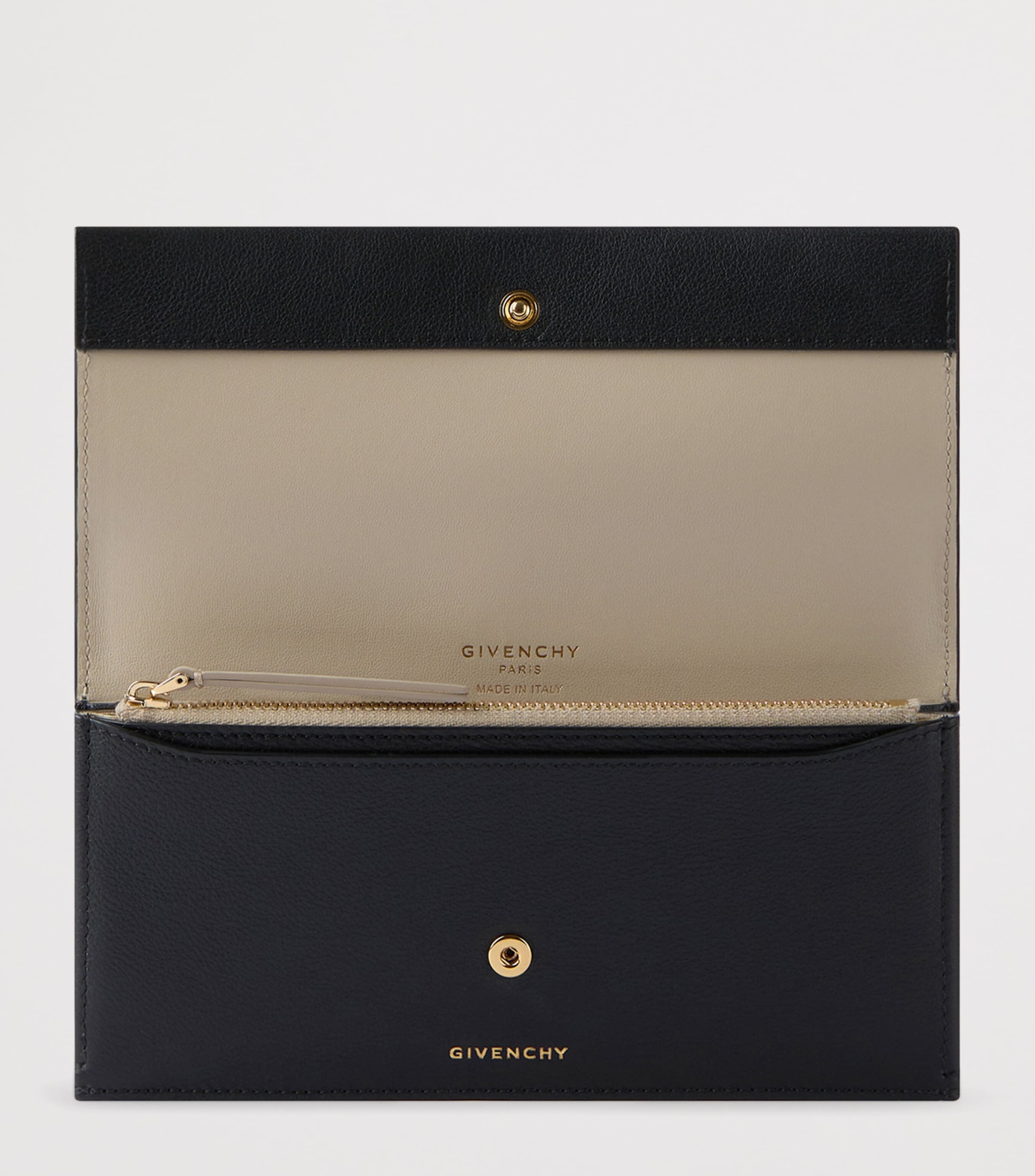 Leather Day Wallet BLACK Image 3