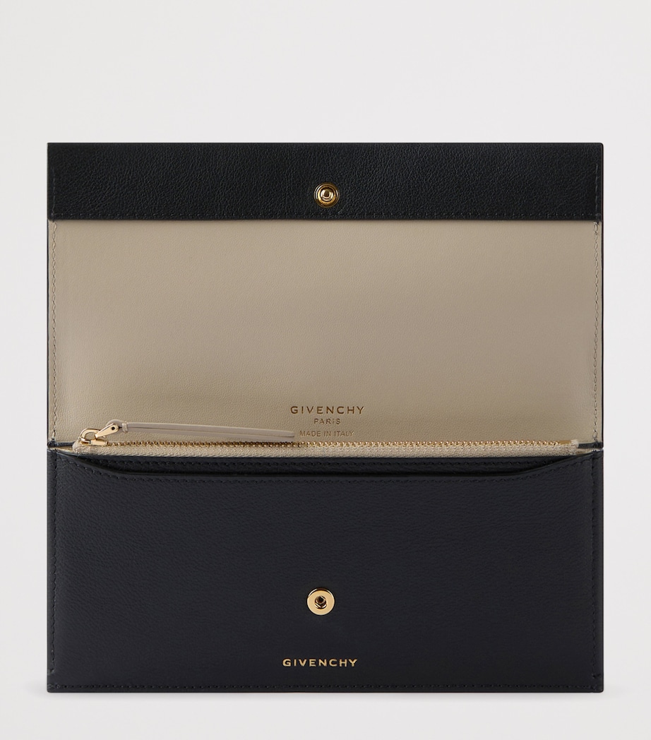 Leather Day Wallet BLACK Image 3