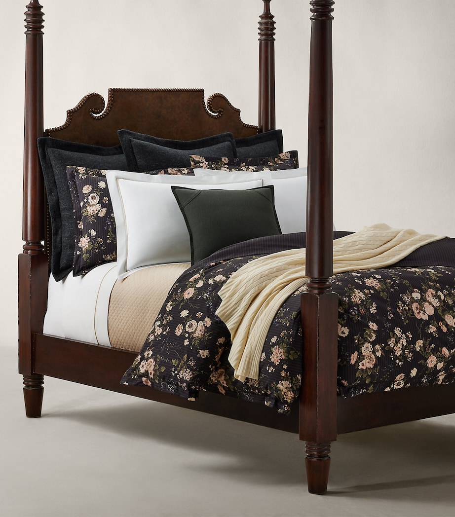 Cotton Thompson Super King Duvet Cover (260cm x 220cm) CHARCOAL Image 2