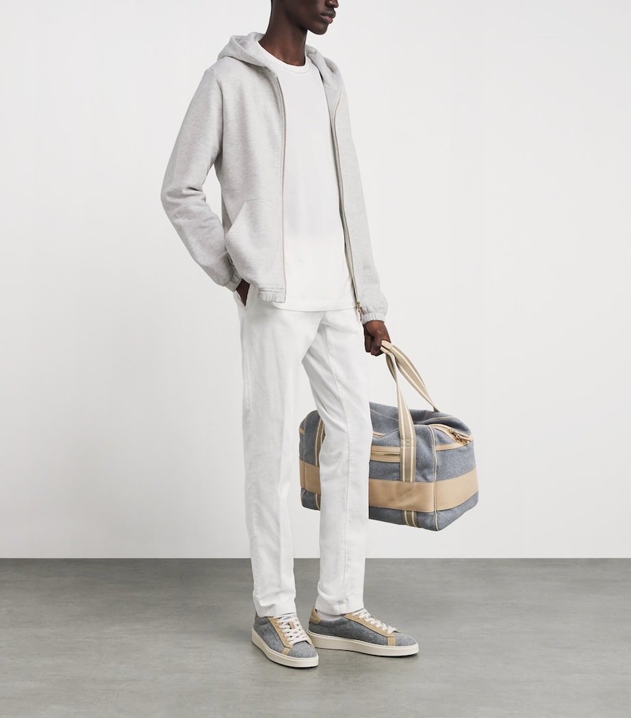 Cotton-Blend Zip-Up Hoodie GRIGIO CHIARO MELANG Image 2