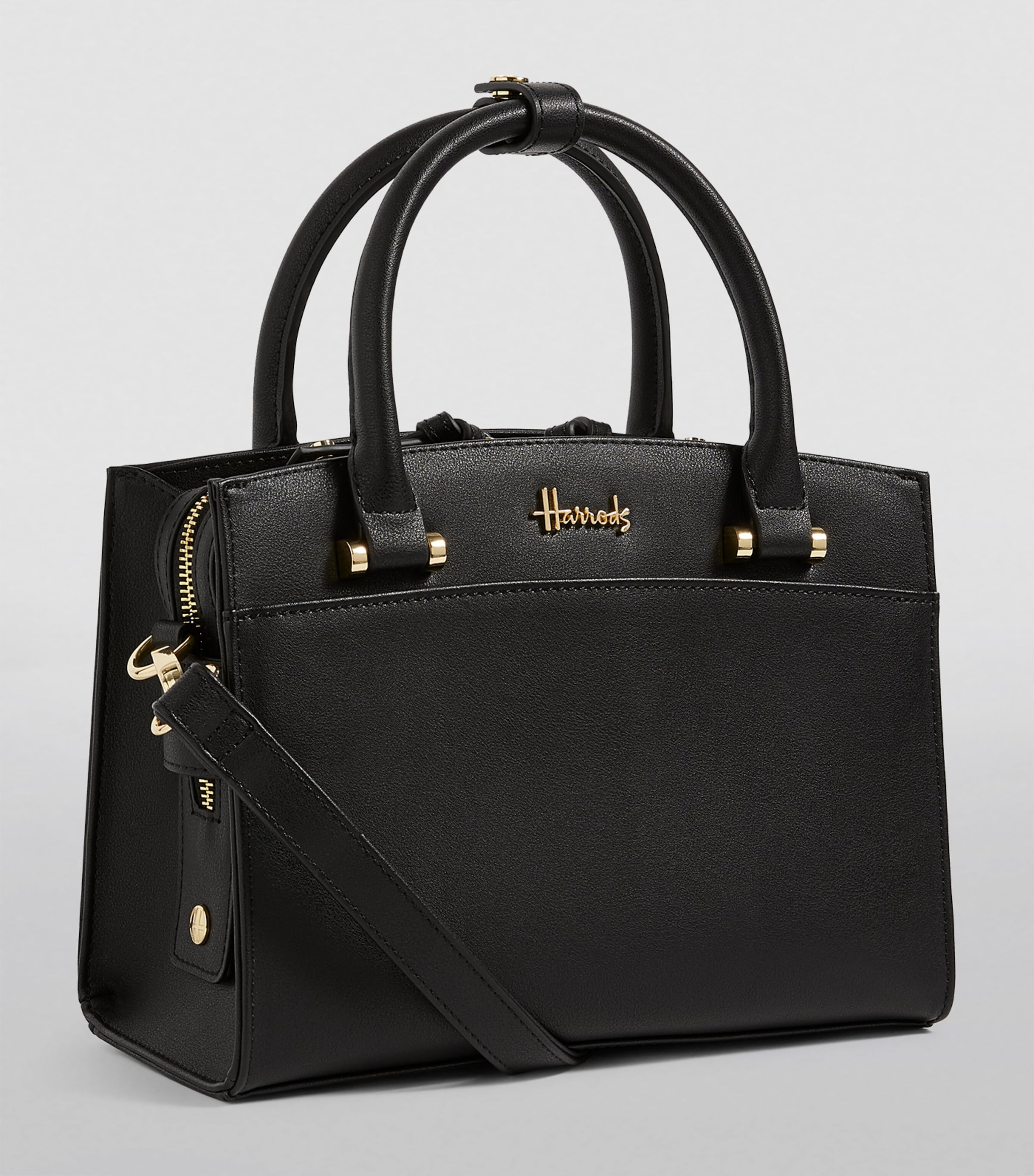 Harrods black handbag on sale