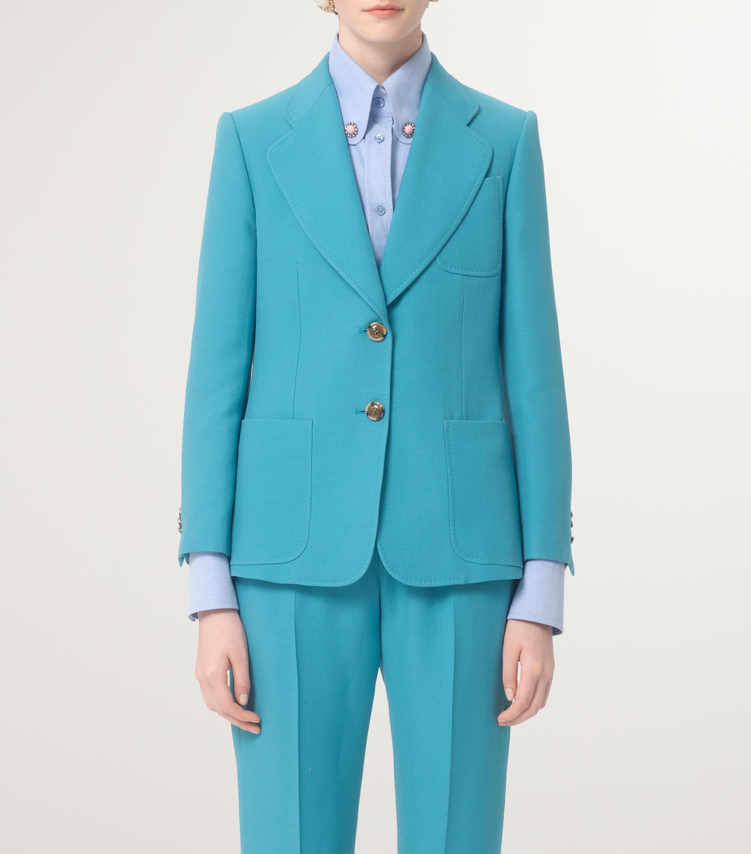 【送料&関税込】Valentino Virgin Wool Blazer With Silk Linin Valentino Virgin Wool-Silk Blazer | Harrods US