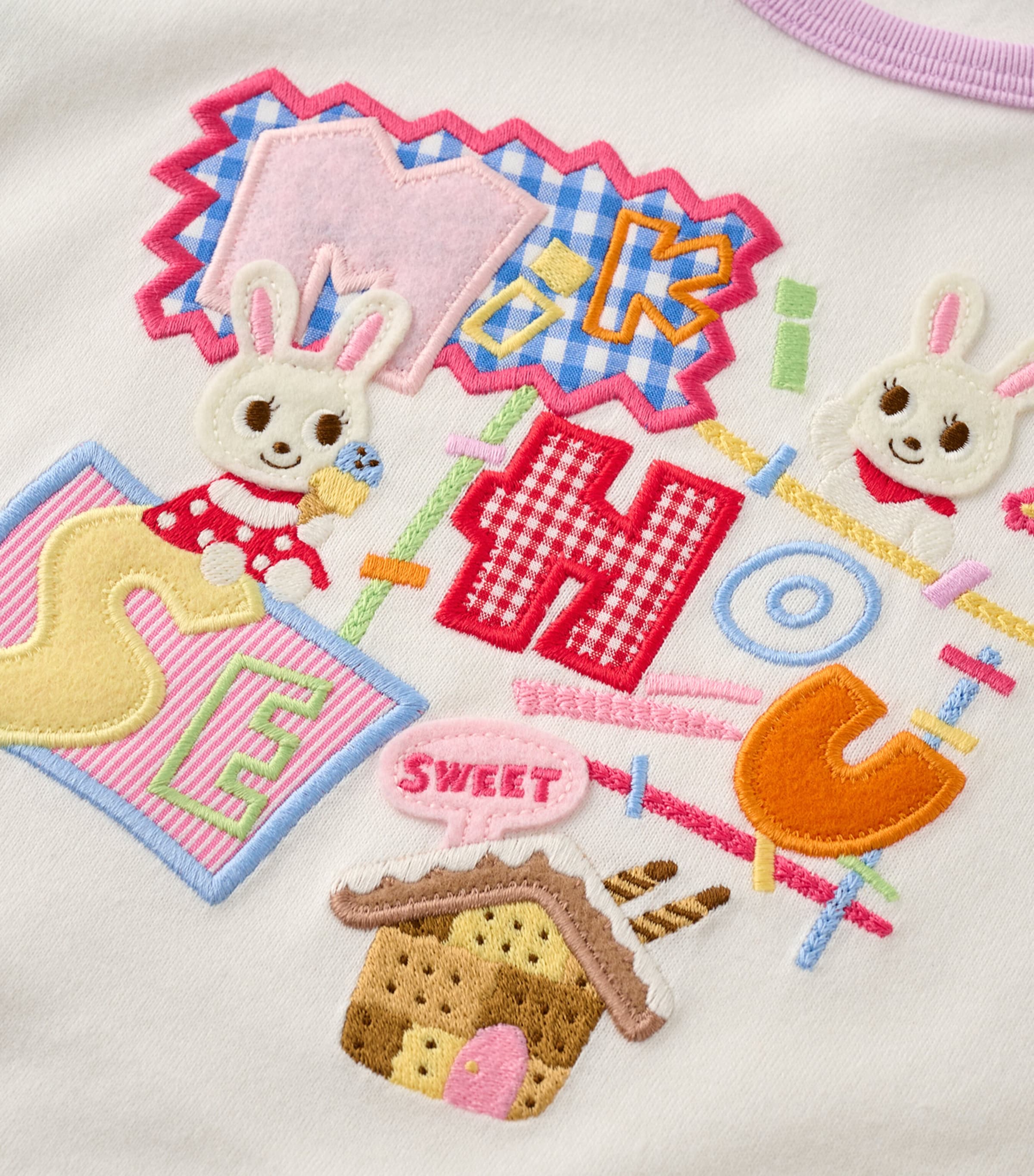 Miki House Cotton Appliqué T-Shirt (12 Months-7 Years) Image 4