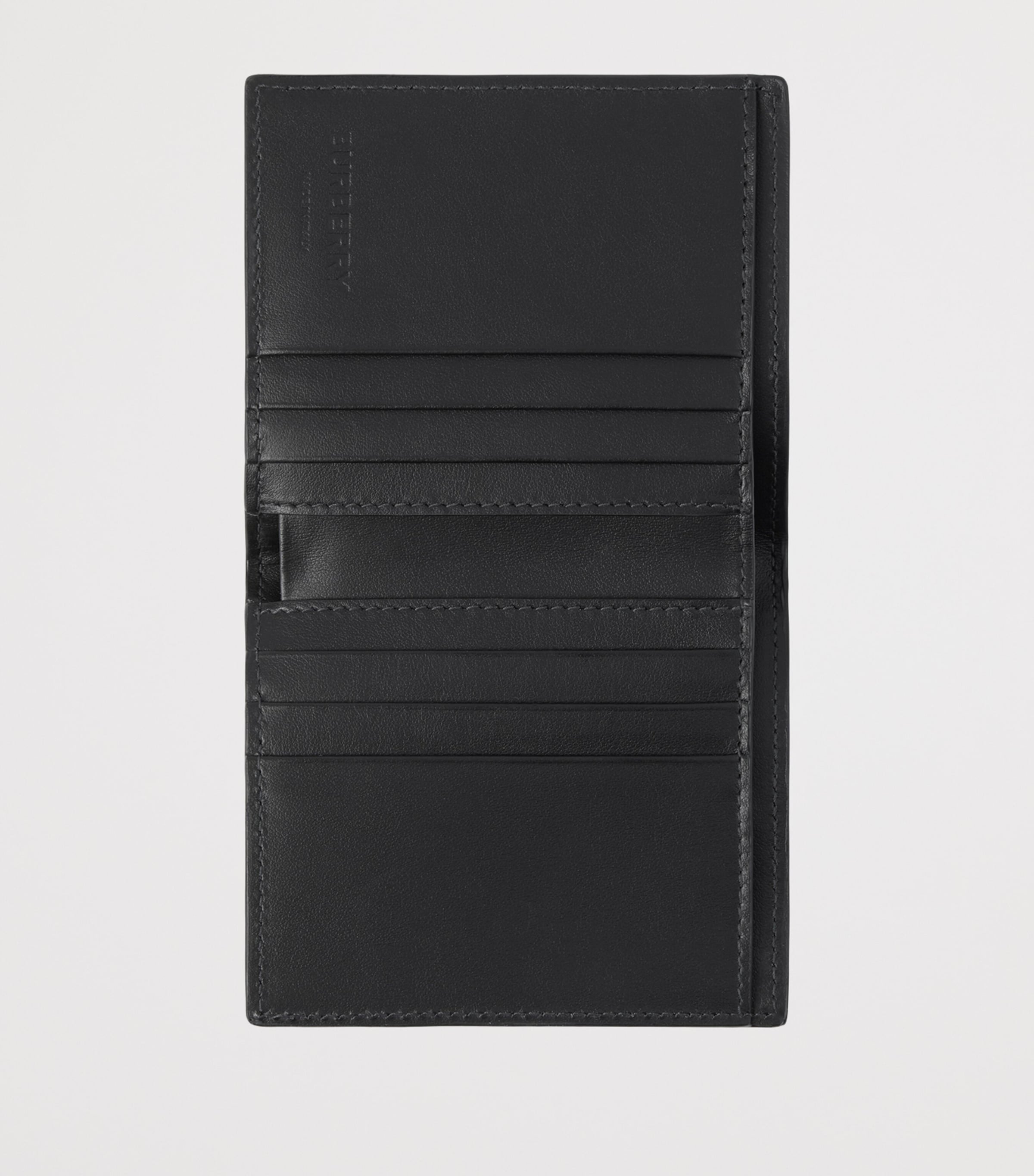 Check Folding Card Holder CHARCOAL Image 4