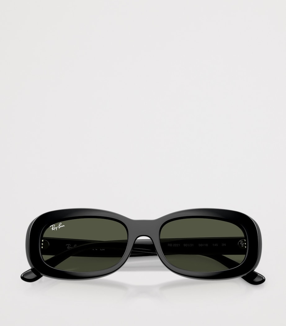 Ray-Ban RB2221 Ritual Oval Sunglasses Black Image 5