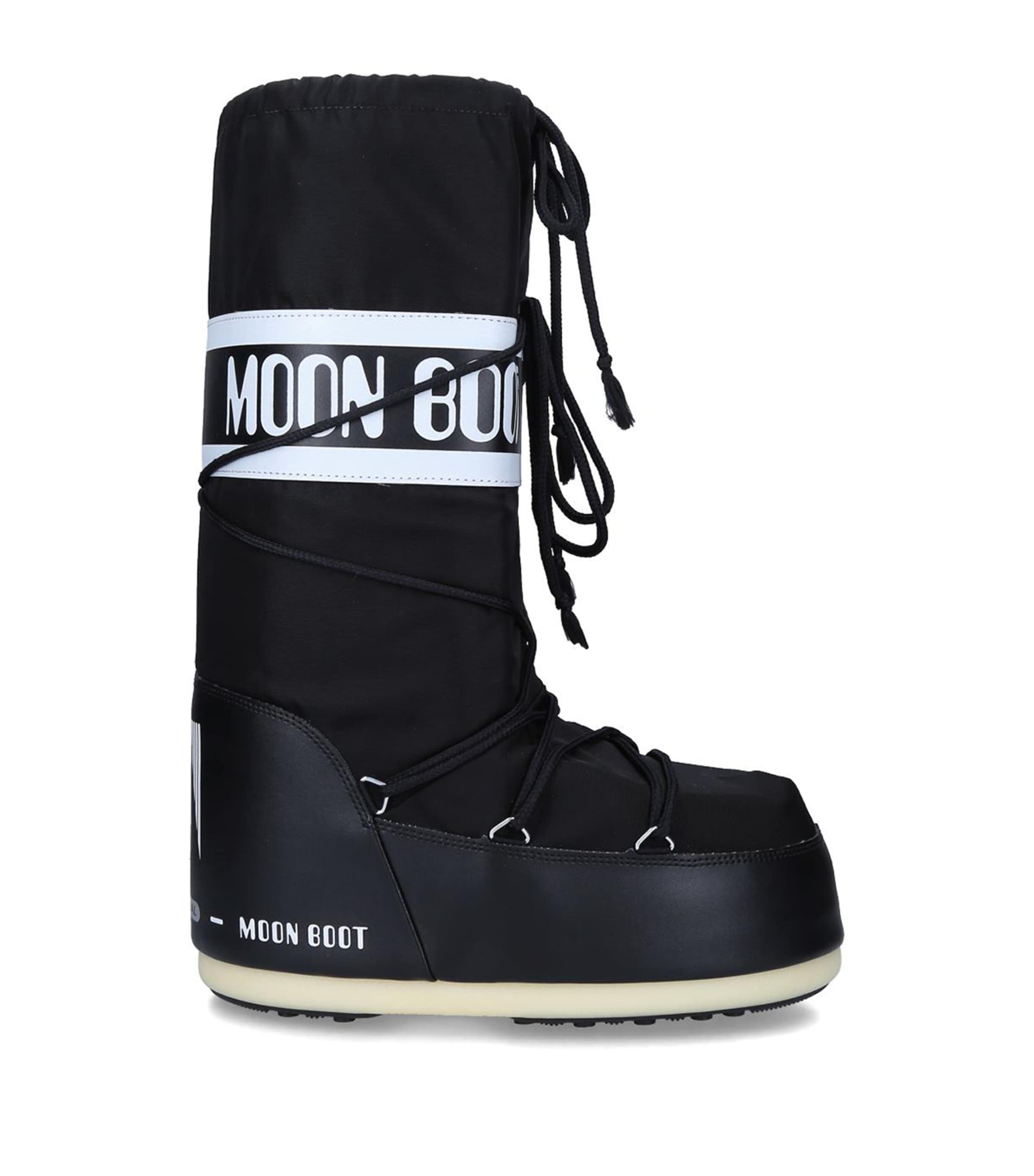 Nylon Icon Moon Boots BLACK Image 3