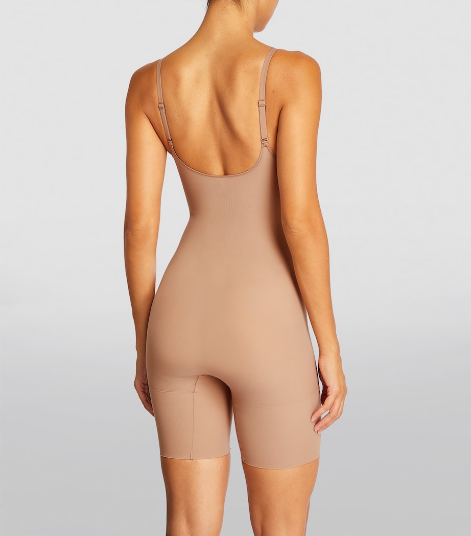 Skims Womens Everyday Sculpt Mid-Thigh Bodysuit Sienna Image 3