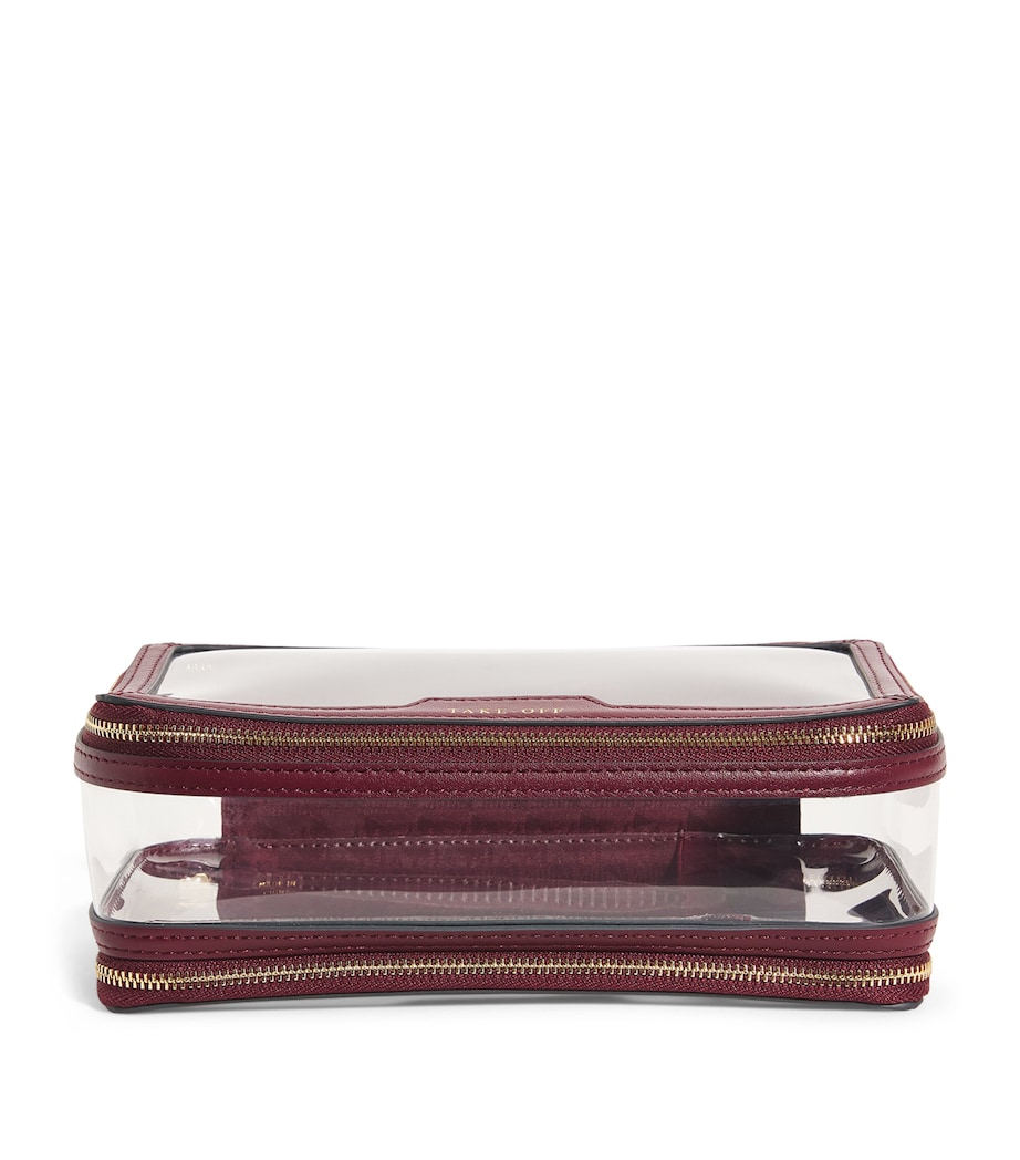 Clear In-Flight Case CLEAR/MEDIUM RED Image 1