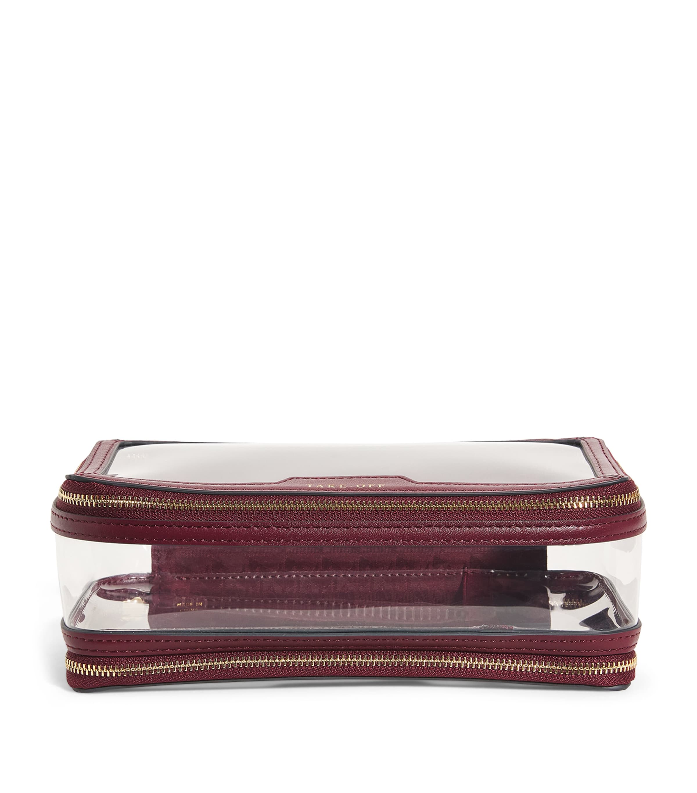 Anya Hindmarch Clear In-Flight Case | Luggage | Wash Bags | Make-up | Make-Up Brushes & Tools | Make-Up Bags | Designers | Anya Hindmarch