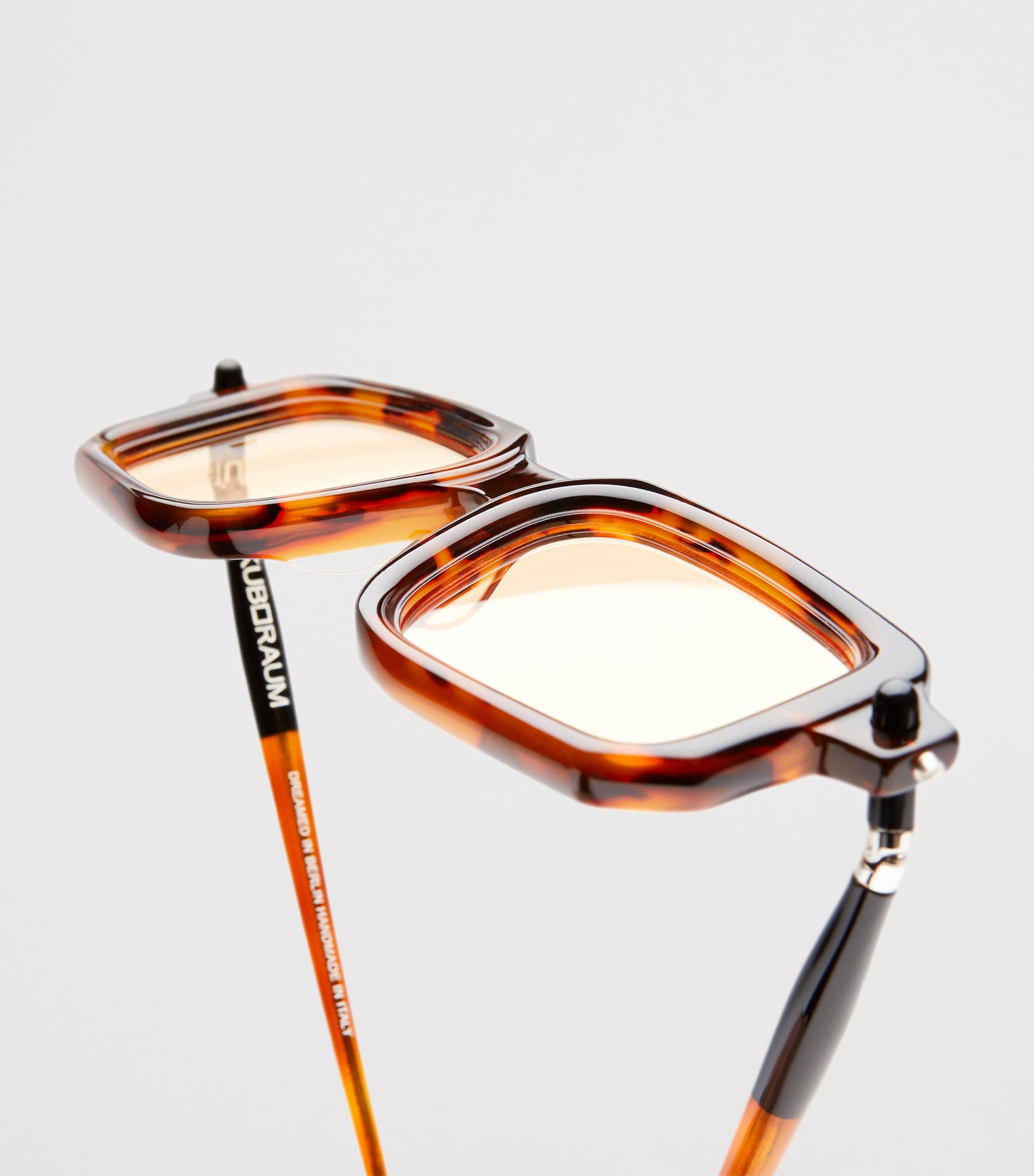 Kuboraum Acetate Mask P23 Sunglasses Light Orange Image 5