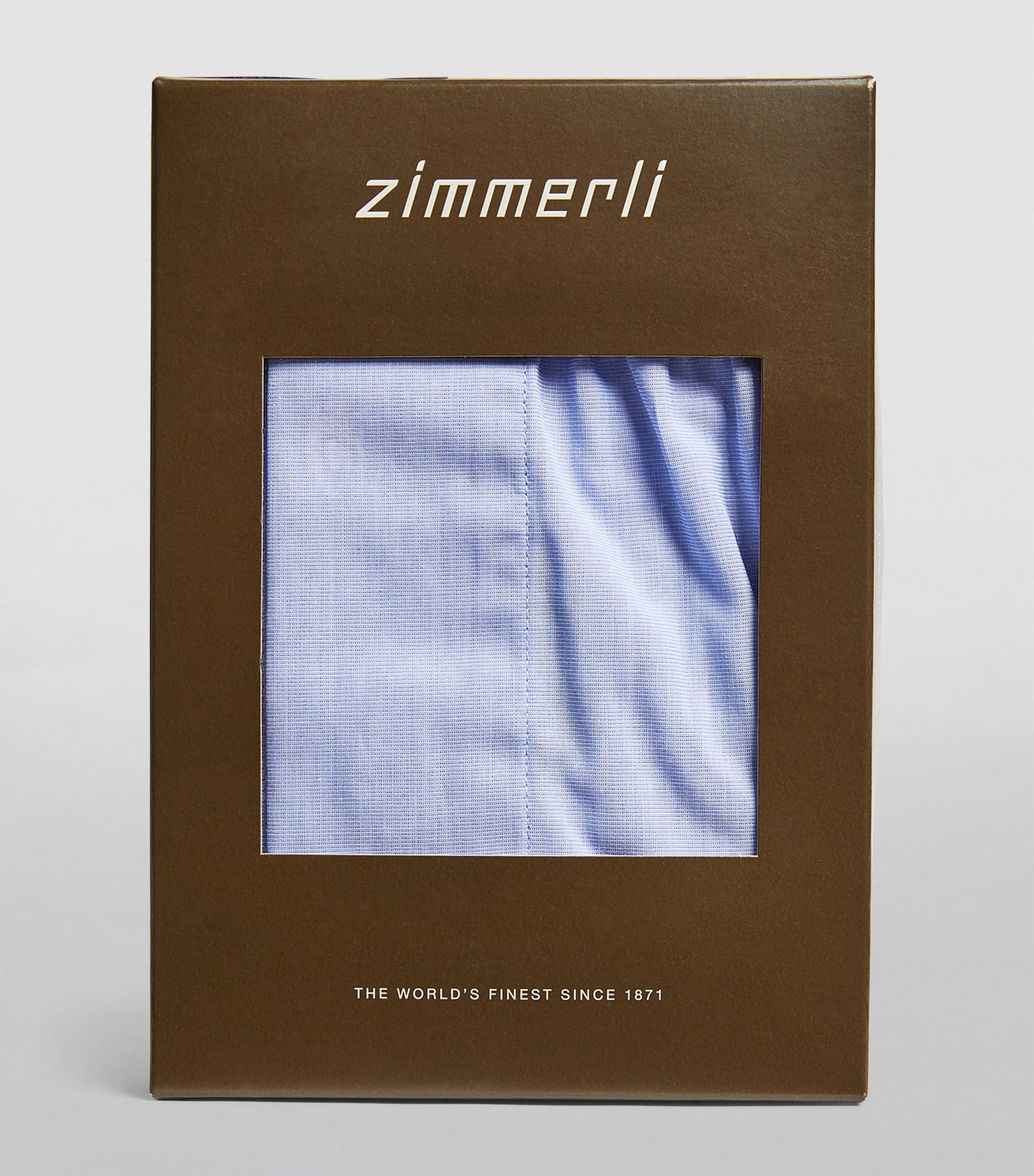 Cotton Woven Boxers 412 LIGHT BLUE Image 4