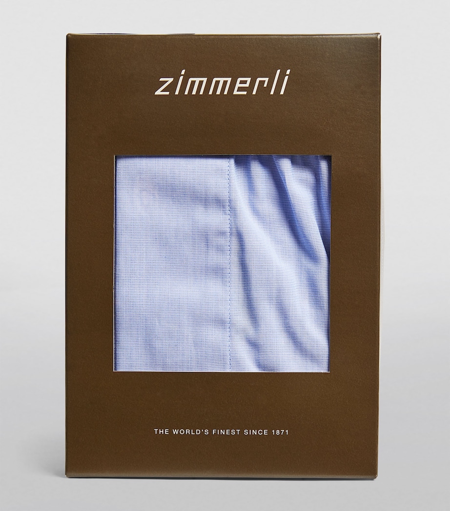 Cotton Woven Boxers 412 LIGHT BLUE Image 4