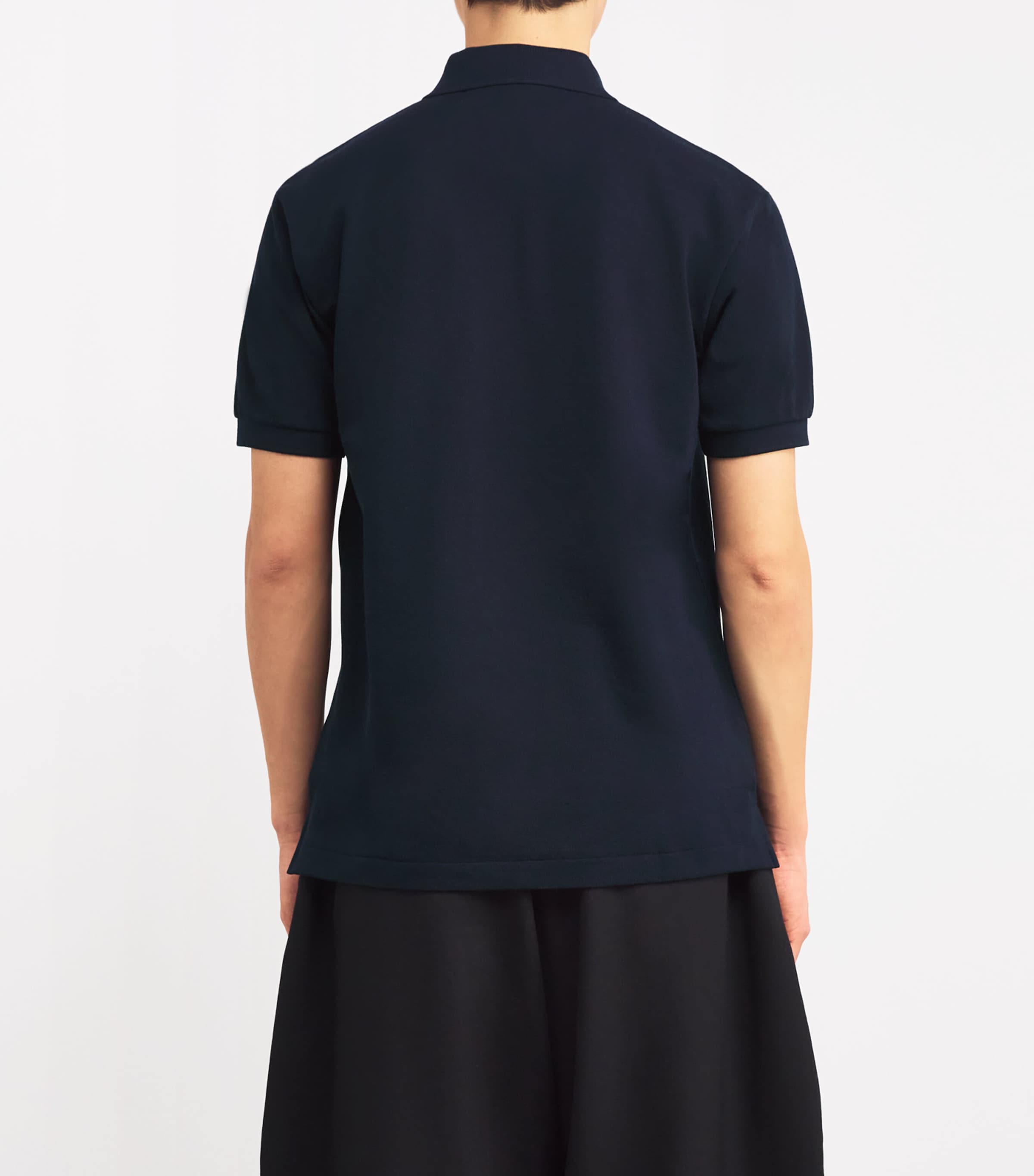 Comme Des Garçons Play Mens Heart Logo Polo Shirt Navy Image 4
