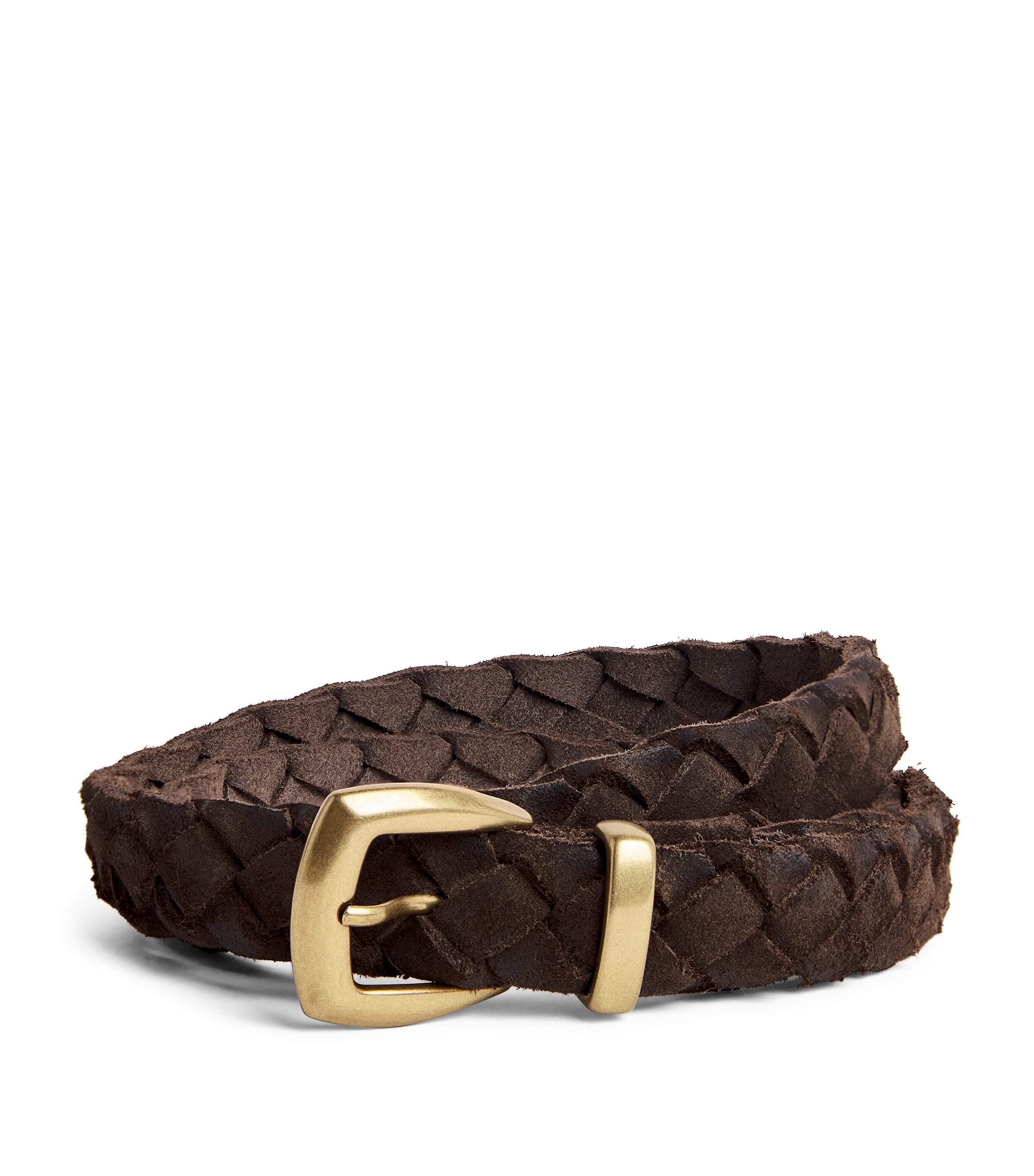 Suede Braided Belt MORO Image 1