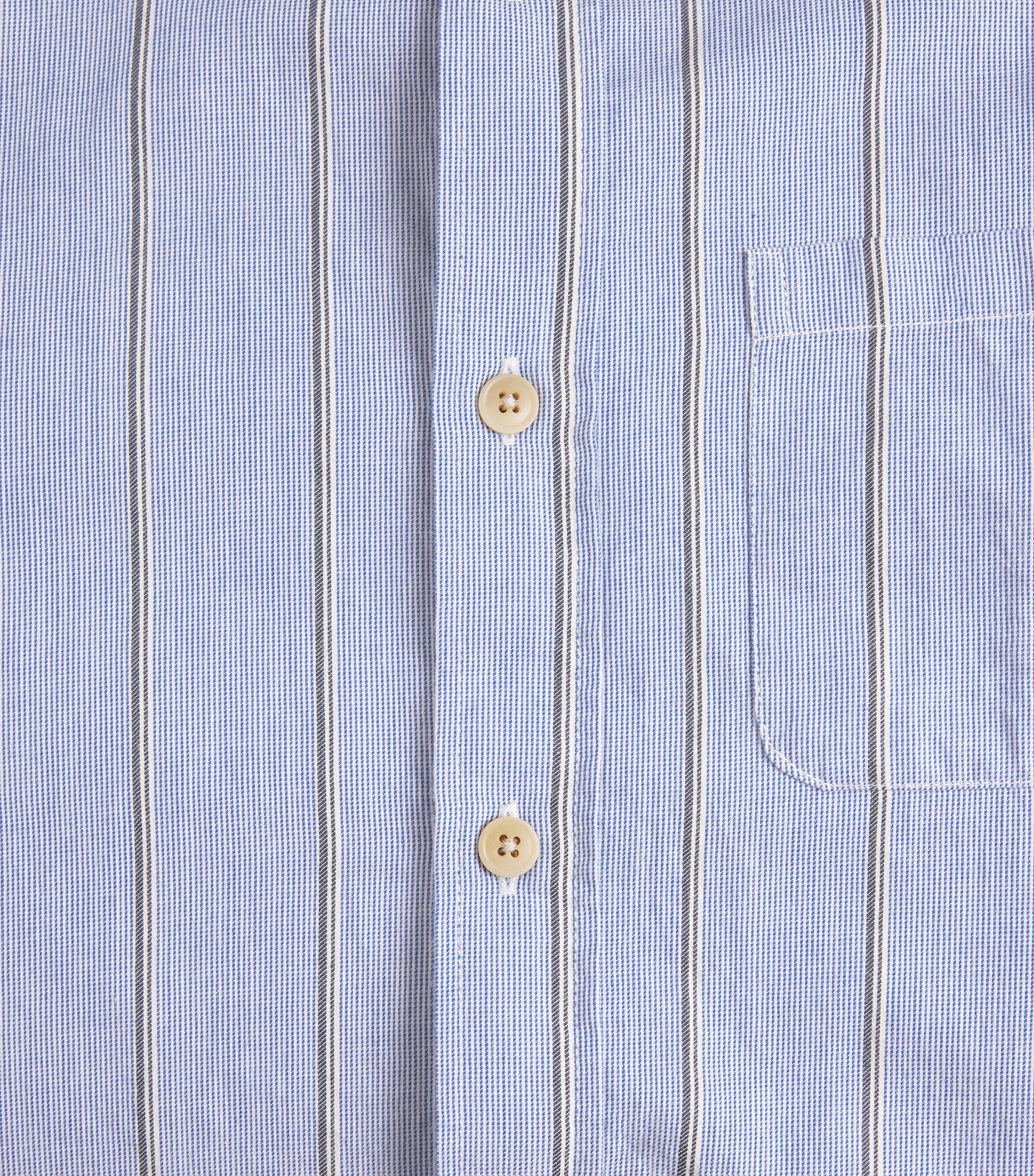Oliver Spencer Mens Organic Cotton Atlanta Shirt Blue Image 6