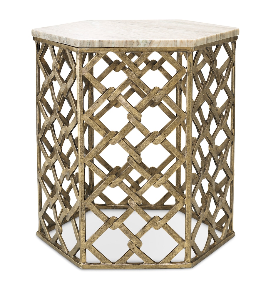 Eichholtz Stratham Side Table Brass Image 1