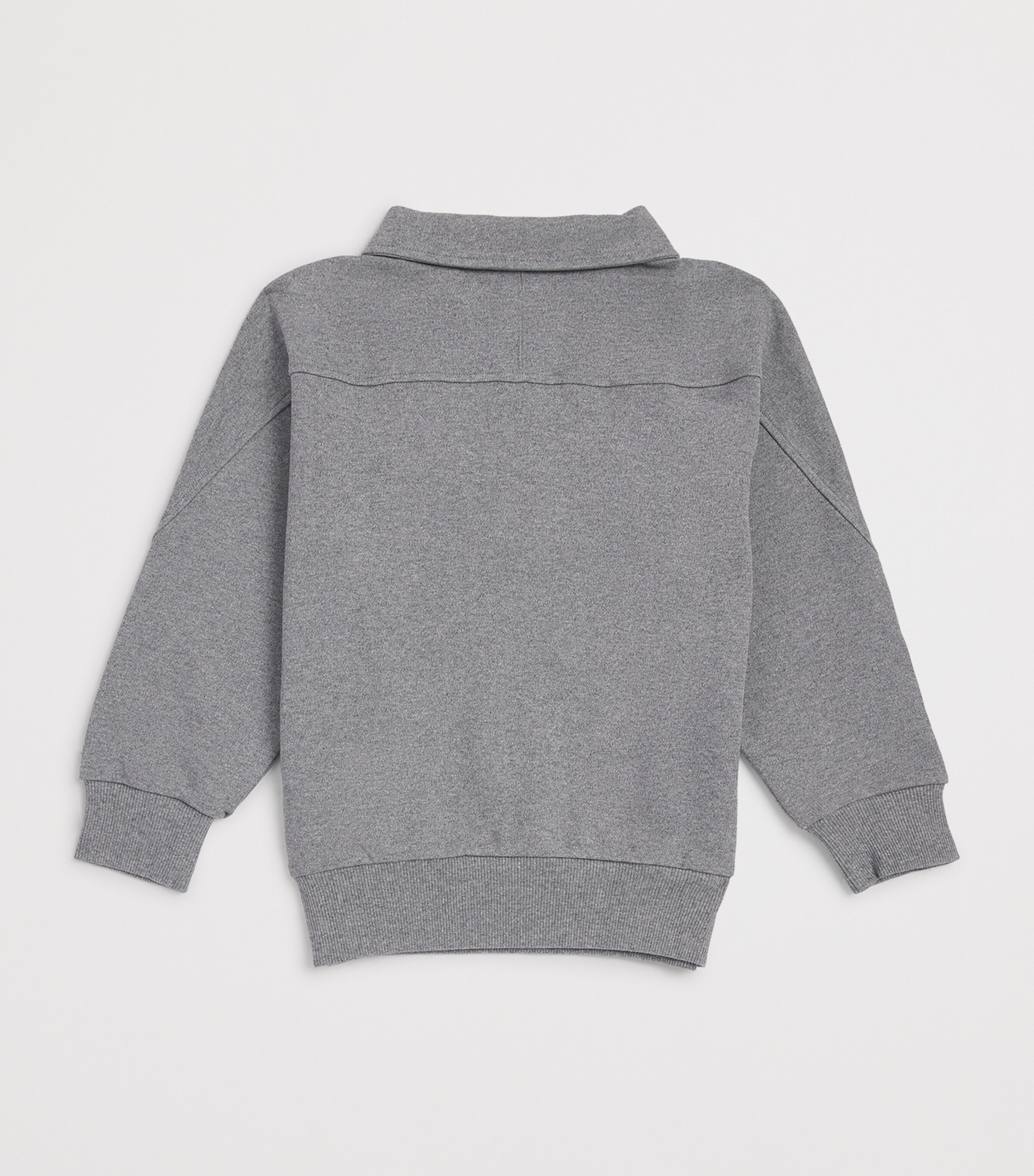 Givenchy Kids Cotton Logo Polo Sweater (4-12+ Years) Marl Image 2
