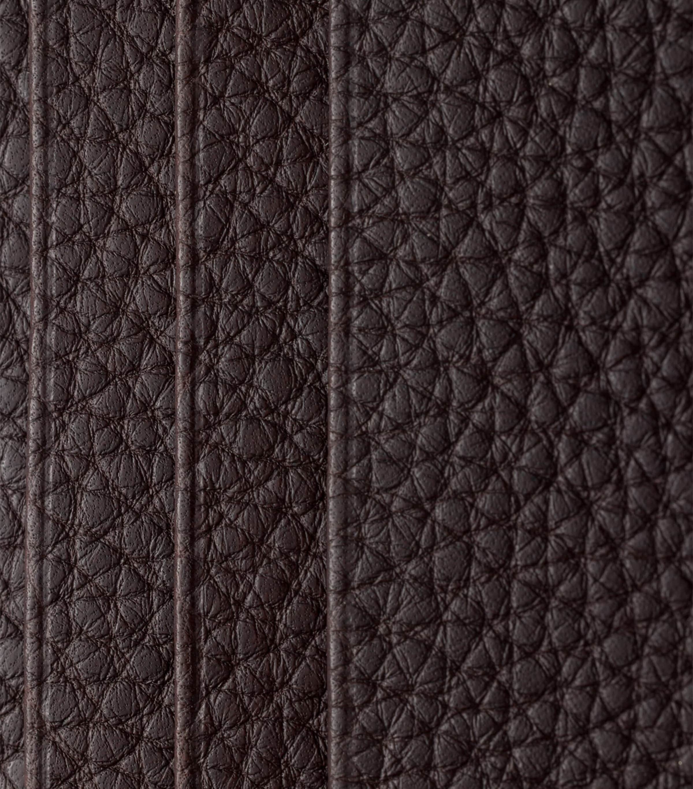 Prada Leather Card Holder Brown Image 4