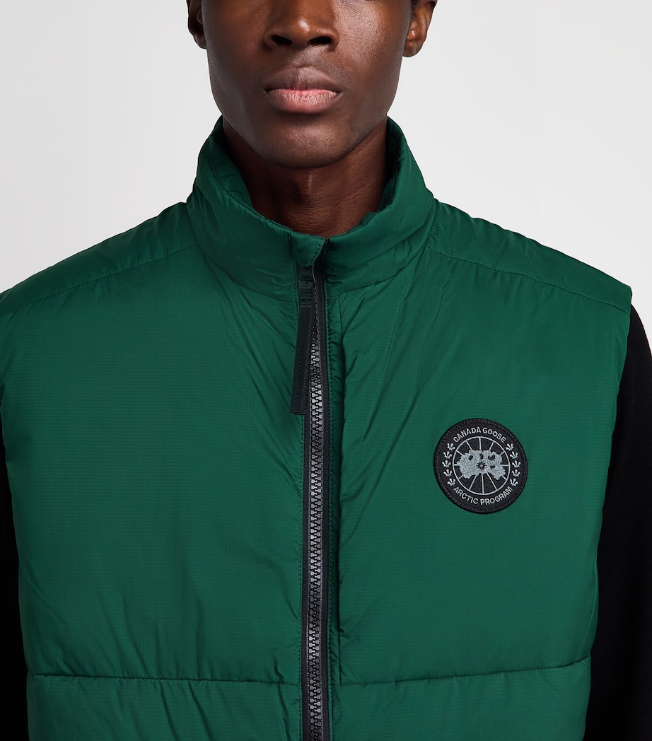 Canada Goose Mens Down Water-Repellent Packable Lodge Gilet Glade Green Image 3