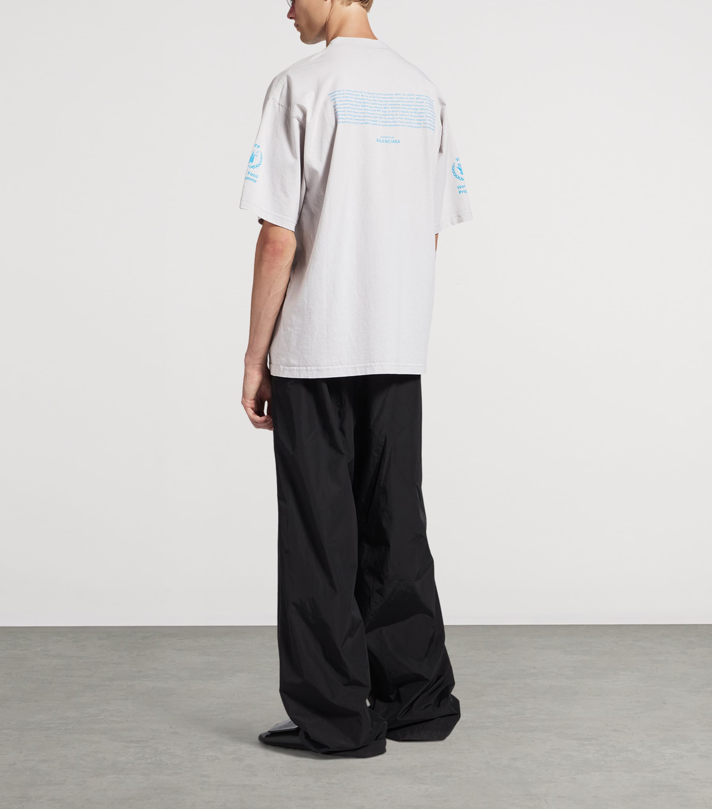 Cotton WFP Oversized Logo T-Shirt 9012 Image 3