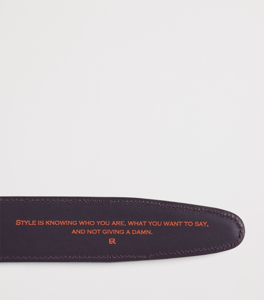 Elliot Rhodes Leather Jolson Belt Black Image 5