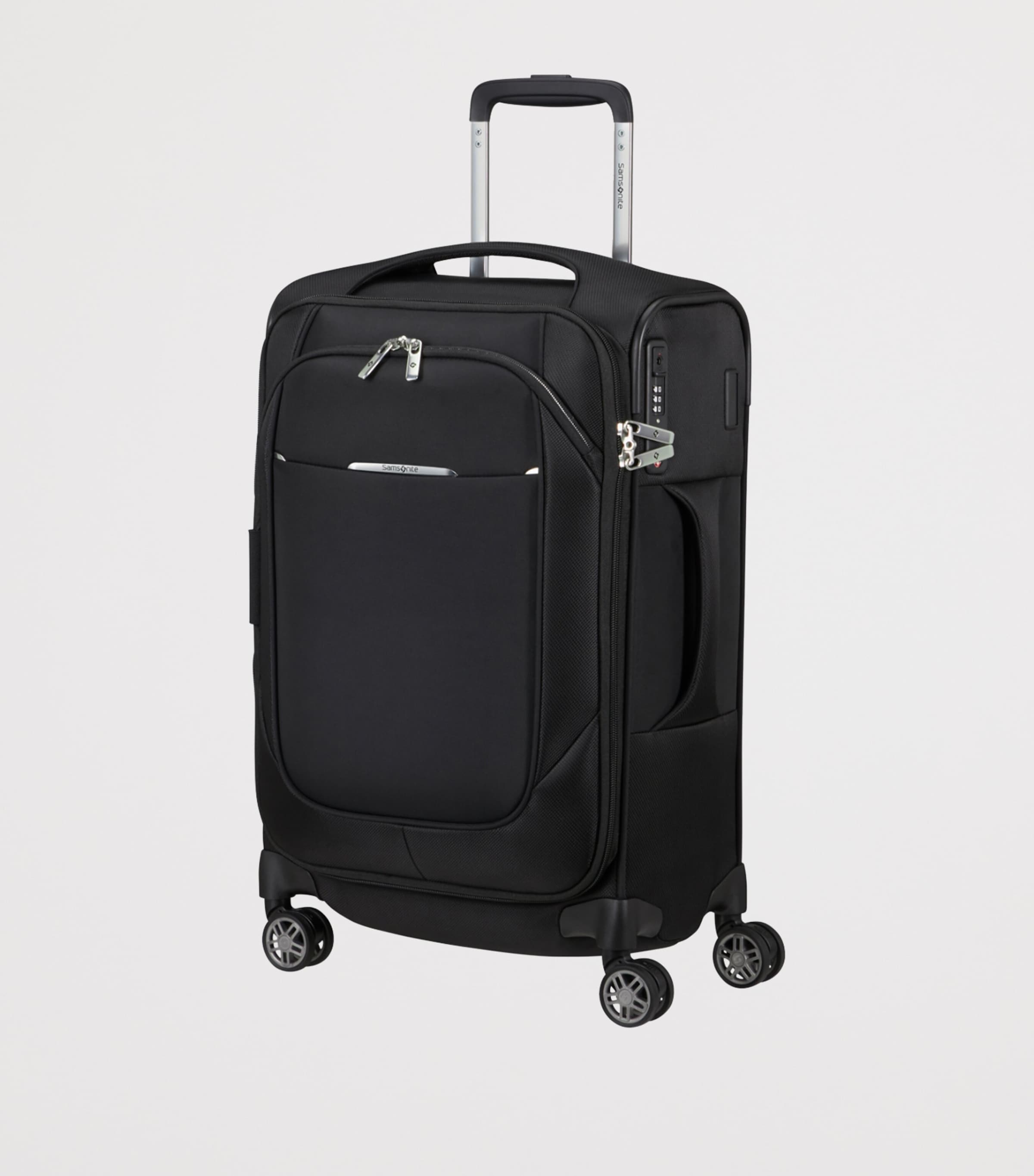 Samsonite Expandable Re-Lite Spinner Suitcase (55cm) Black Image 3