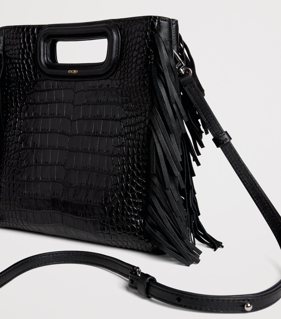 Maje Leather M Cross-Body Bag Black Image 4