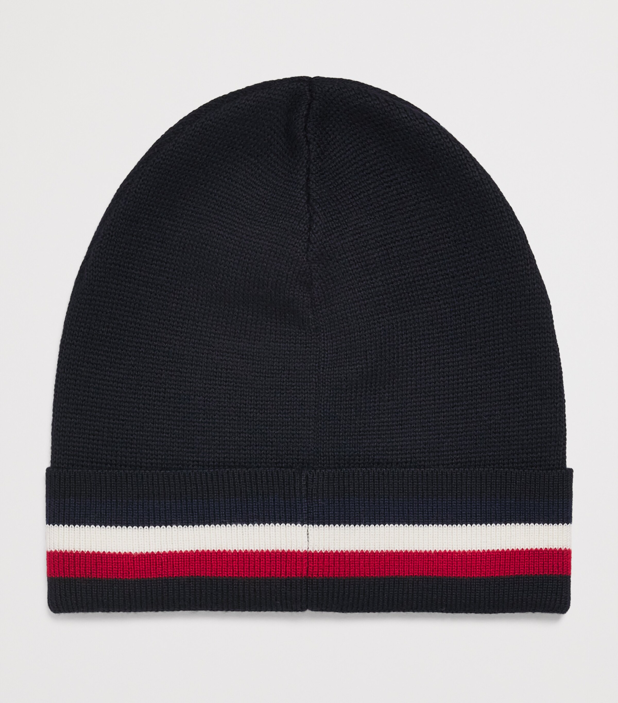 Moncler Virgin Wool Tricolour Beanie Image 2