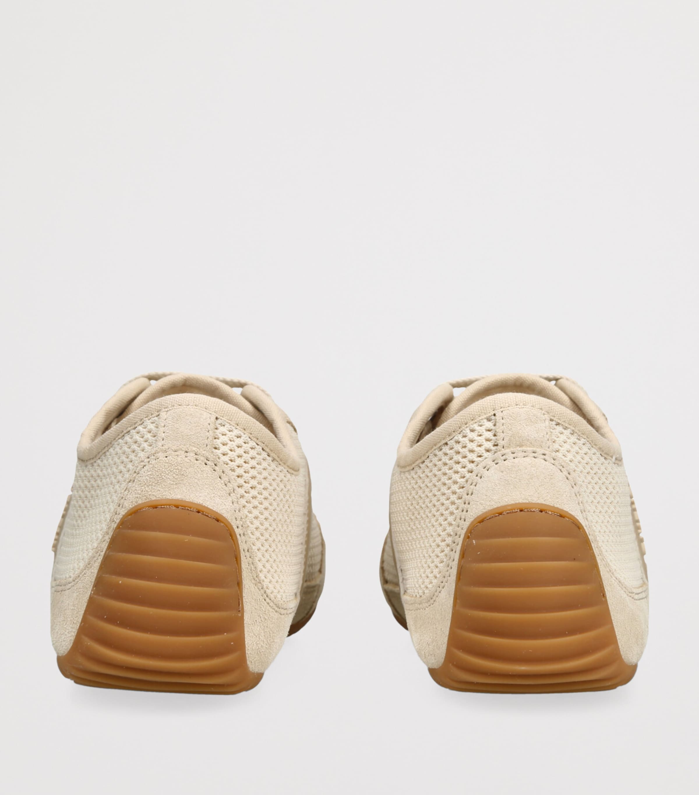 Slim Low-Top Sneakers BEIGE Image 2
