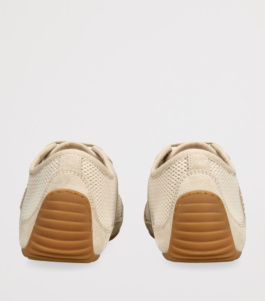 Slim Low-Top Sneakers BEIGE Image 2