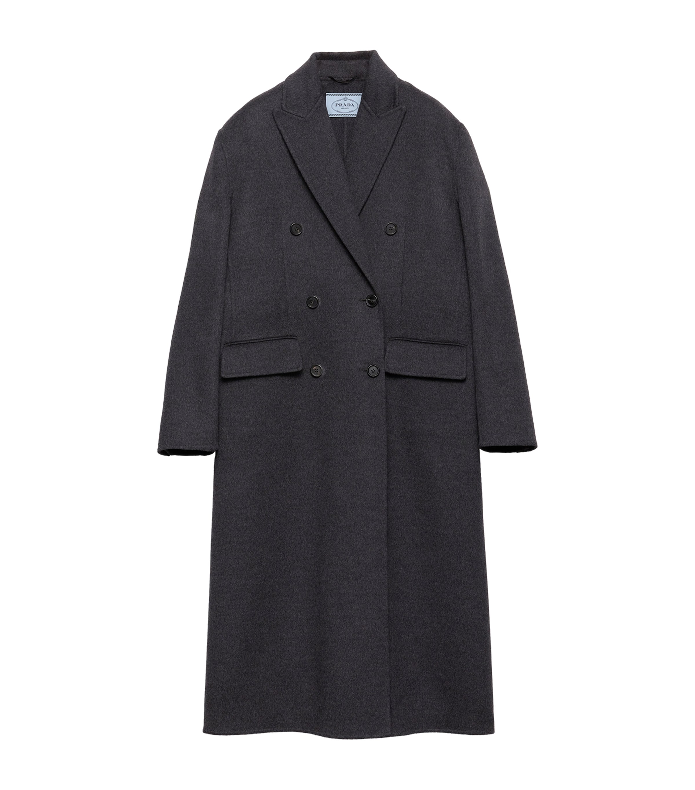 Wool-Cashmere Double-Breasted Coat F0480 Image 1