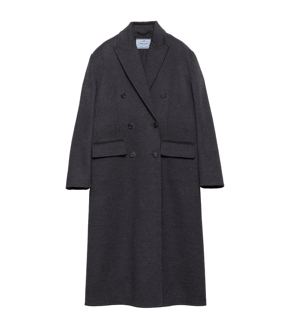 Wool-Cashmere Double-Breasted Coat F0480 Image 1