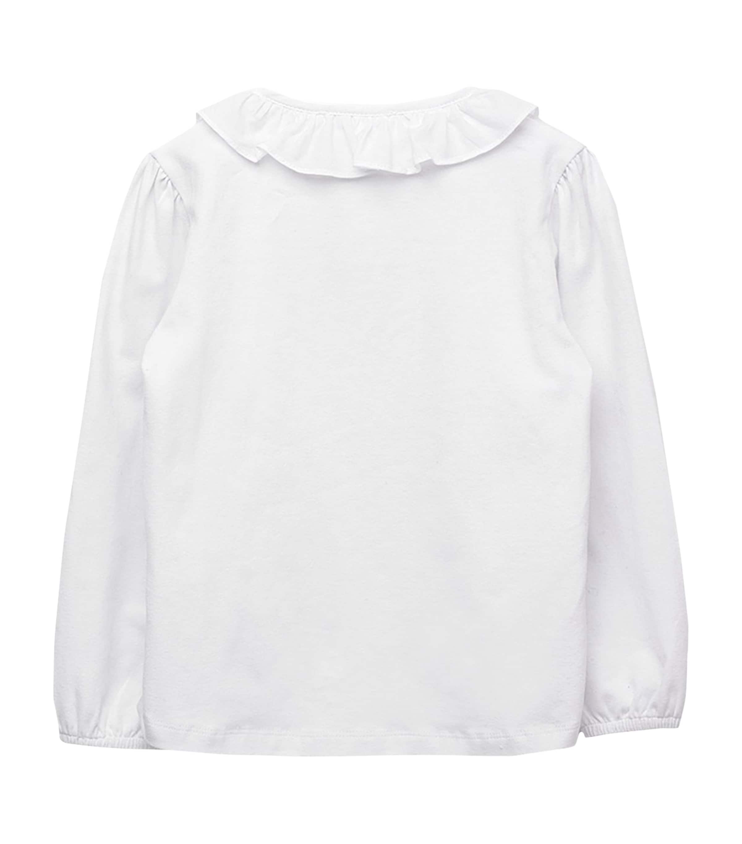 Trotters Stretch-Cotton Willow Blouse (2-5 Years) White Image 2