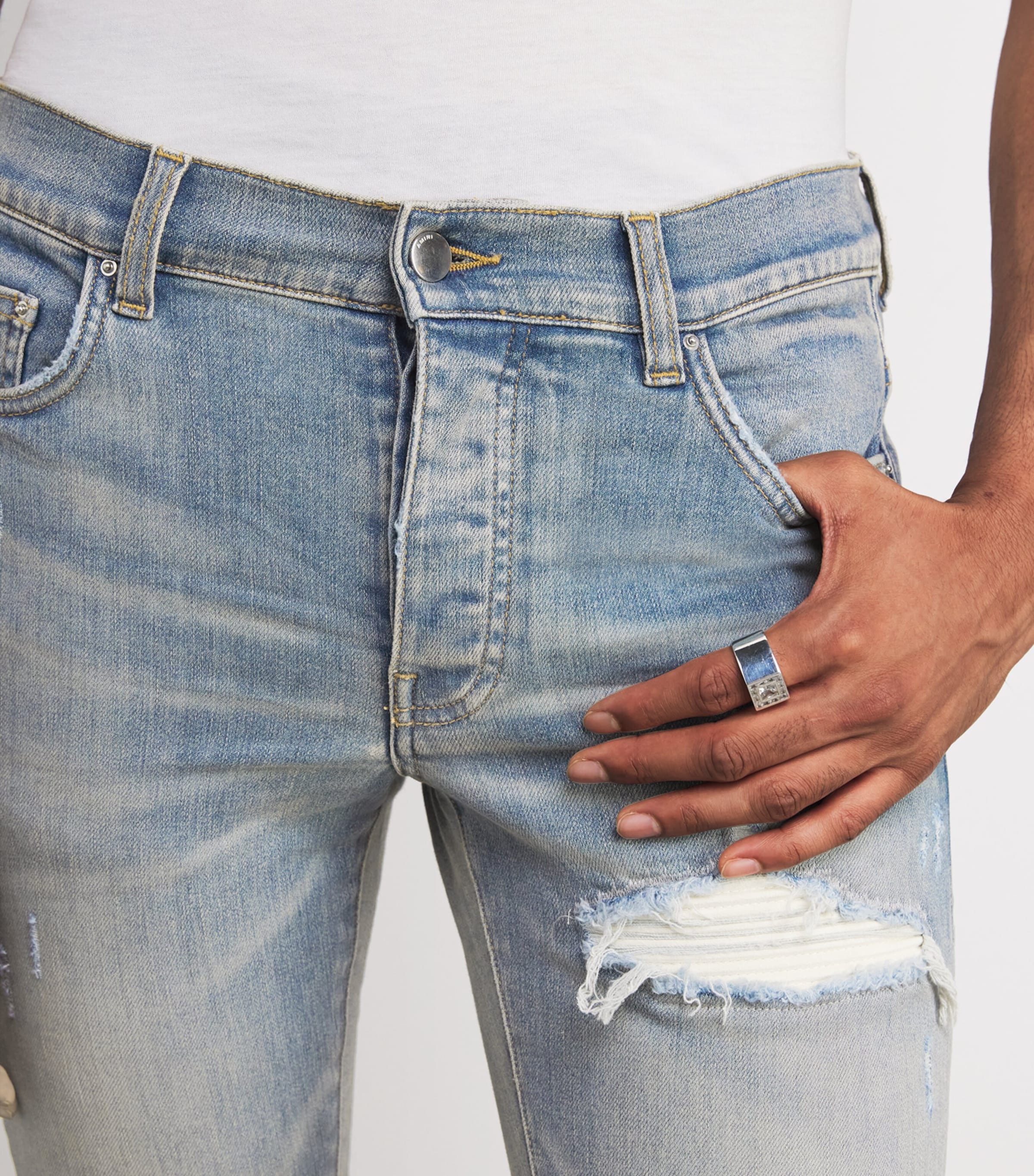 Suede Straight MX1 Jeans ANTIGUE INDIGO Image 6