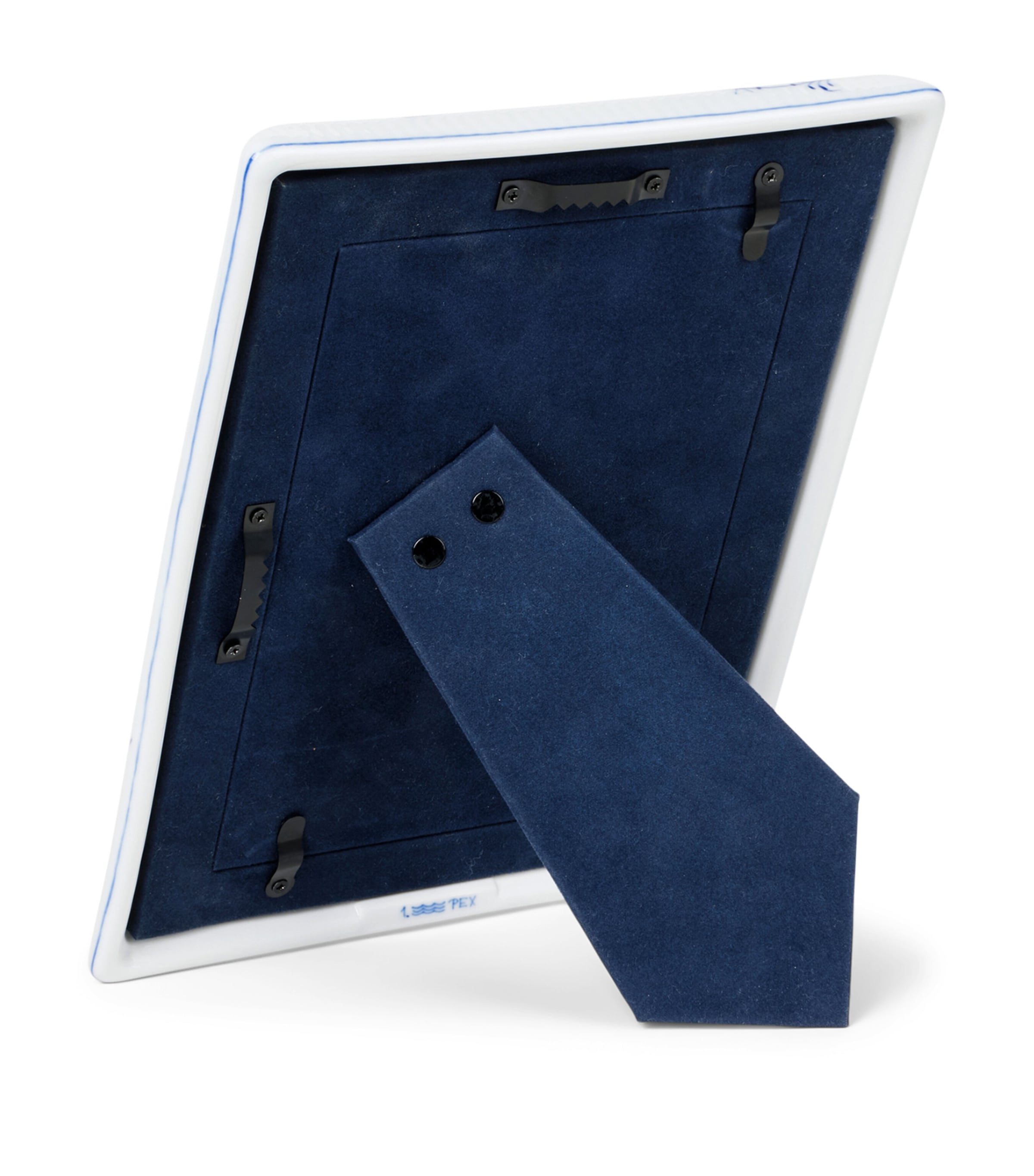 Blue Fluted Plain Photo Frame (4" x 6") BLUE Image 4