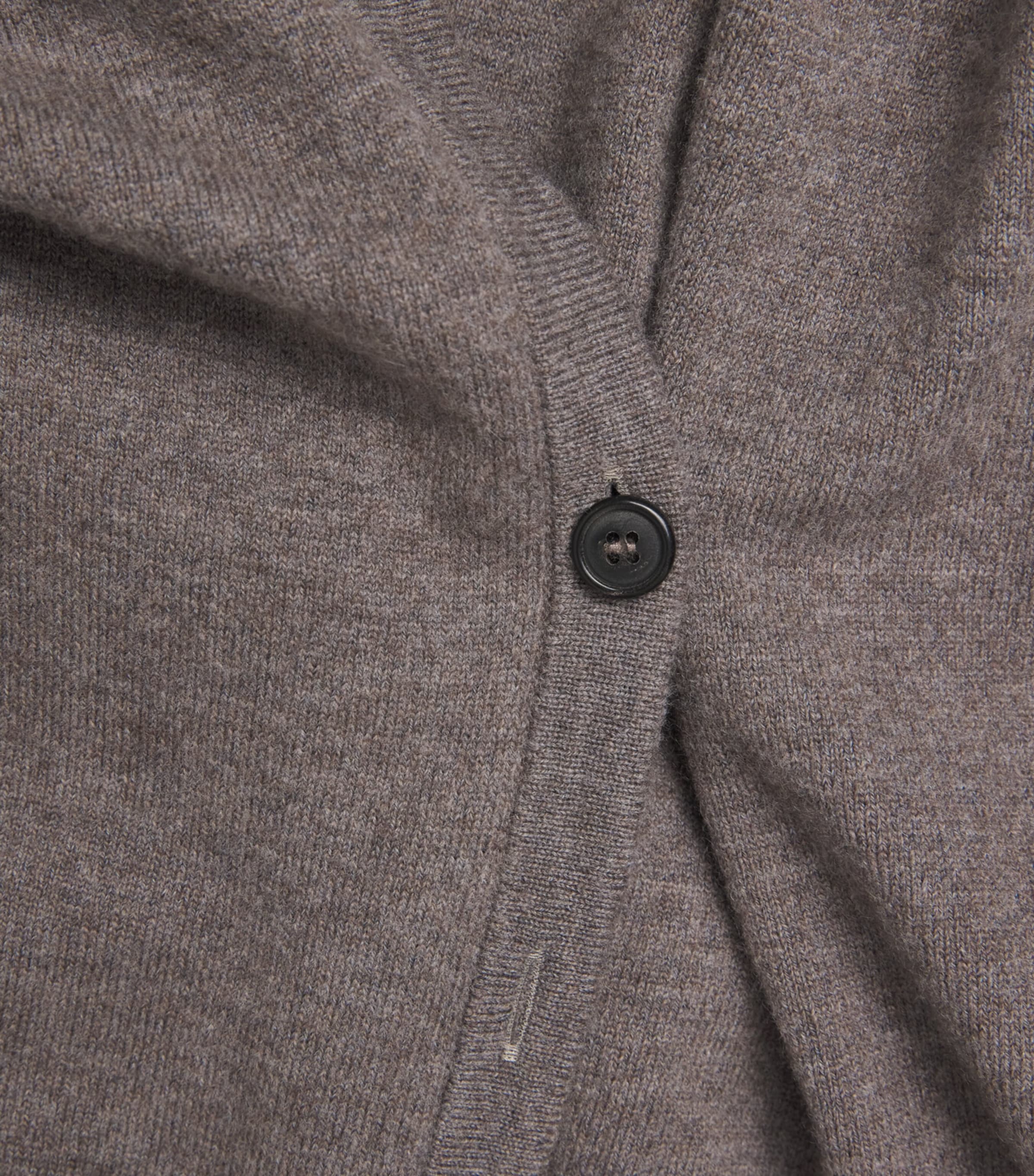 Róhe Womens Stretch-Wool Twisted Cardigan Mud Image 6