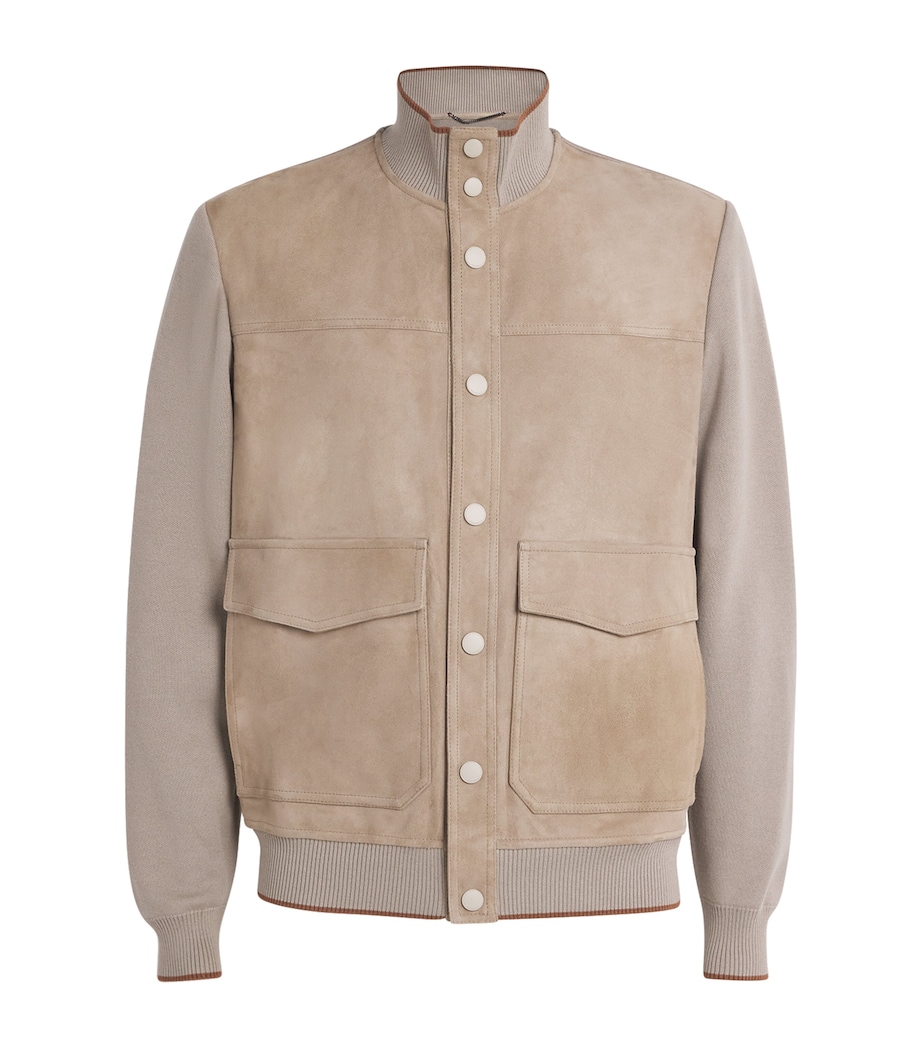 Suede-Front Hybrid Jacket 703 Image 1