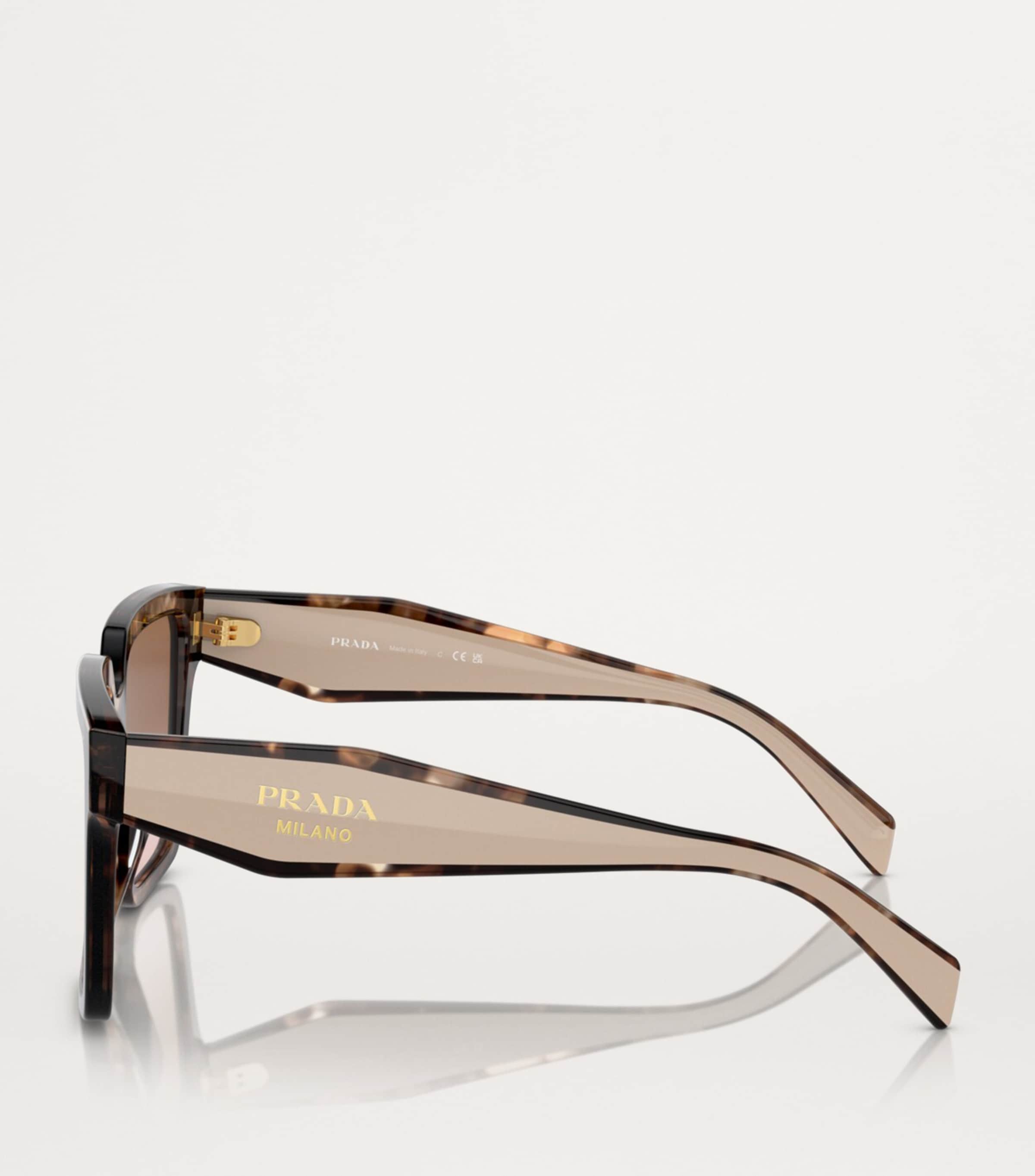 Prada Brown PR 24ZS Sunglasses | Harrods UK