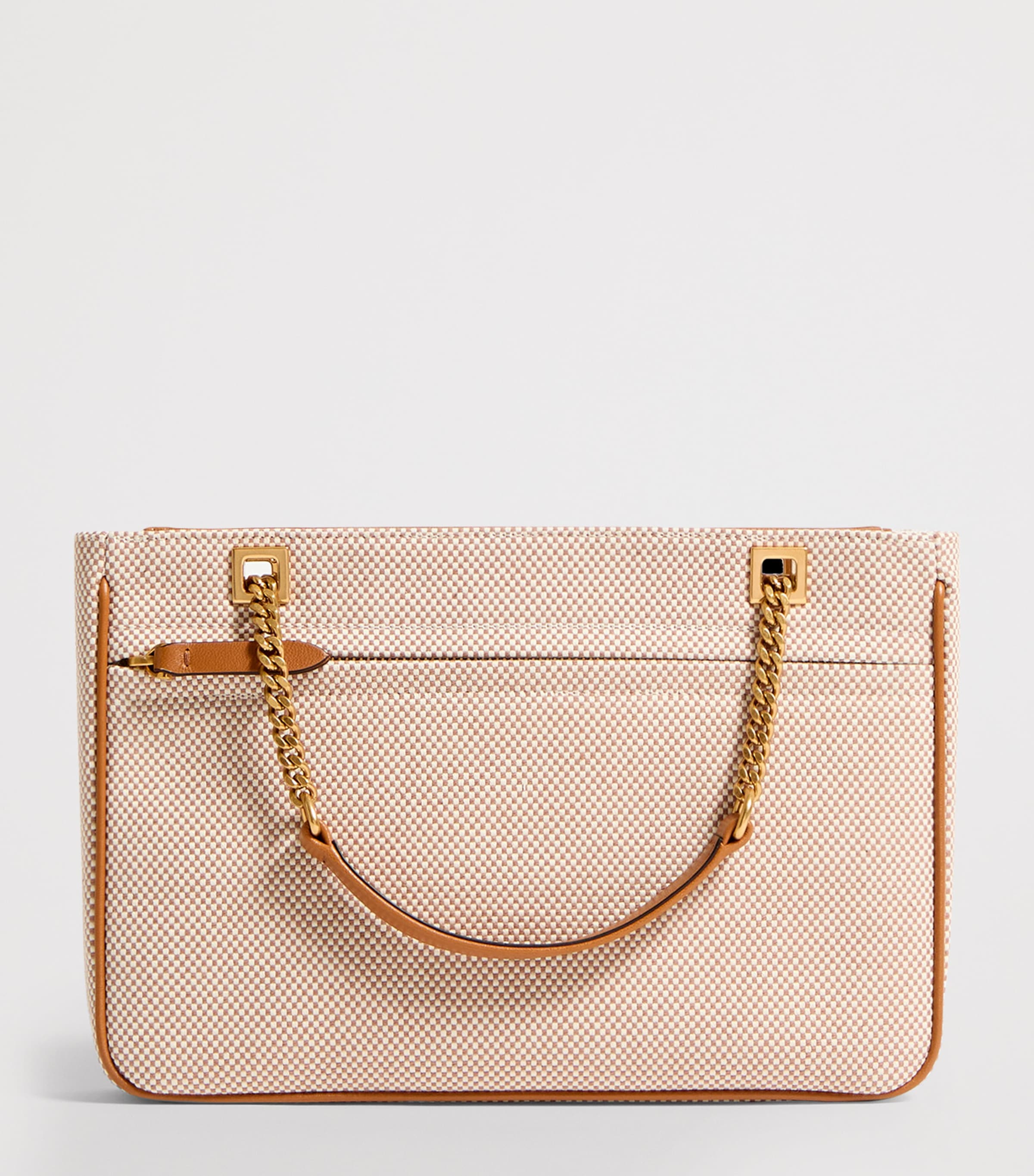 Small Canvas and Leather Viva Superstar Tote Bag 9QR Image 2